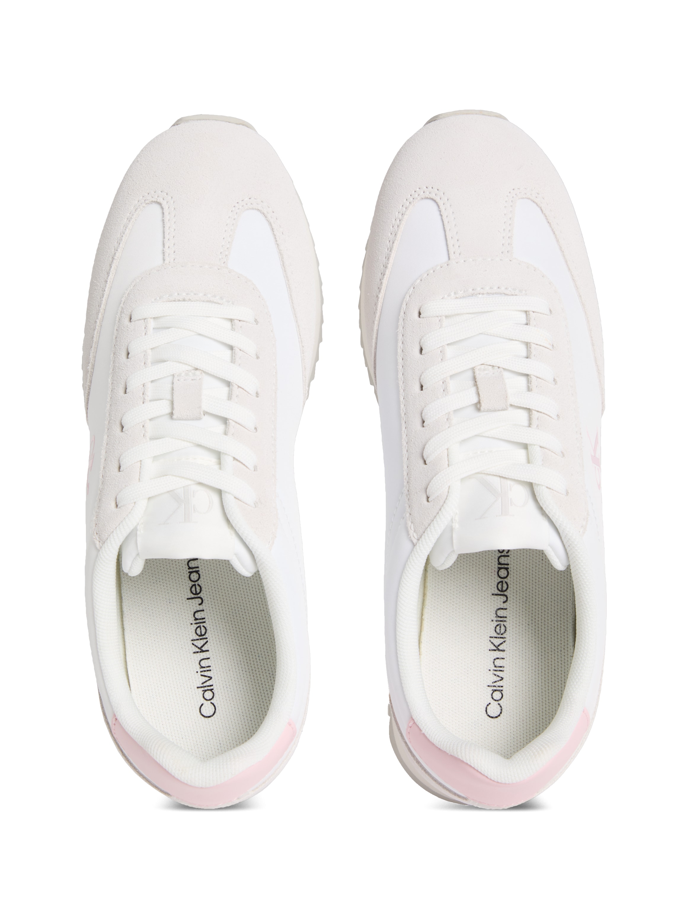 Calvin Klein Jeans Sneaker »RUNNER LACEUP MG NYLON MIX«, Schnürschuh, Halbschuh, Runner-Sneaker mit seitlichem CK-Logo