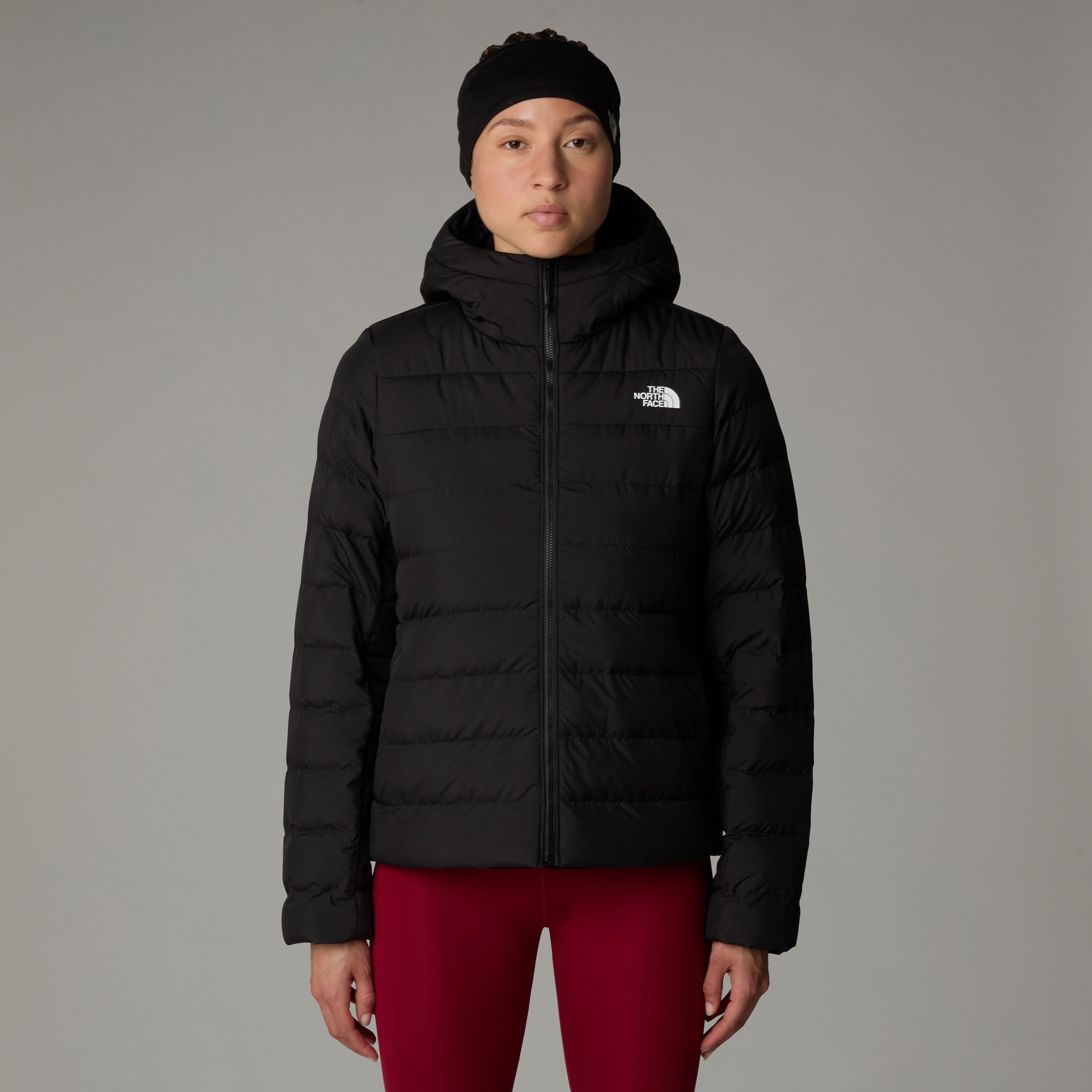 The North Face Funktionsjacke "W ACONCAGUA 3 HOODIE" mit Kapuze hochschließender Kragen mit Reißverschluss, wasserabweisendes Material