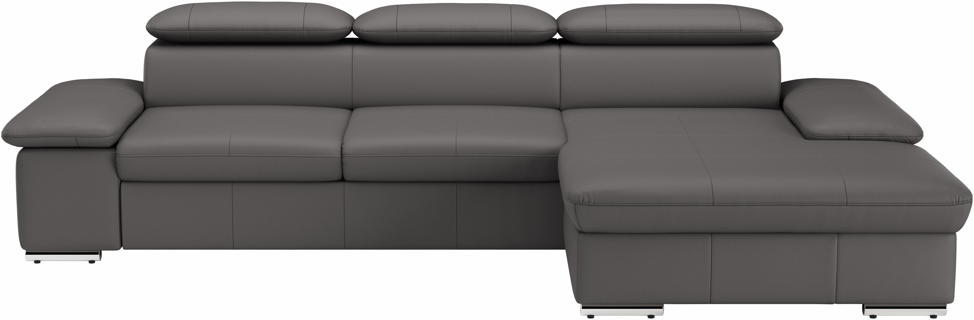 sit&more Ecksofa "Valantine L-Form, B: 286 cm" mit Arm- & Kopfteilverstellung, optional mit Schlaffunktion