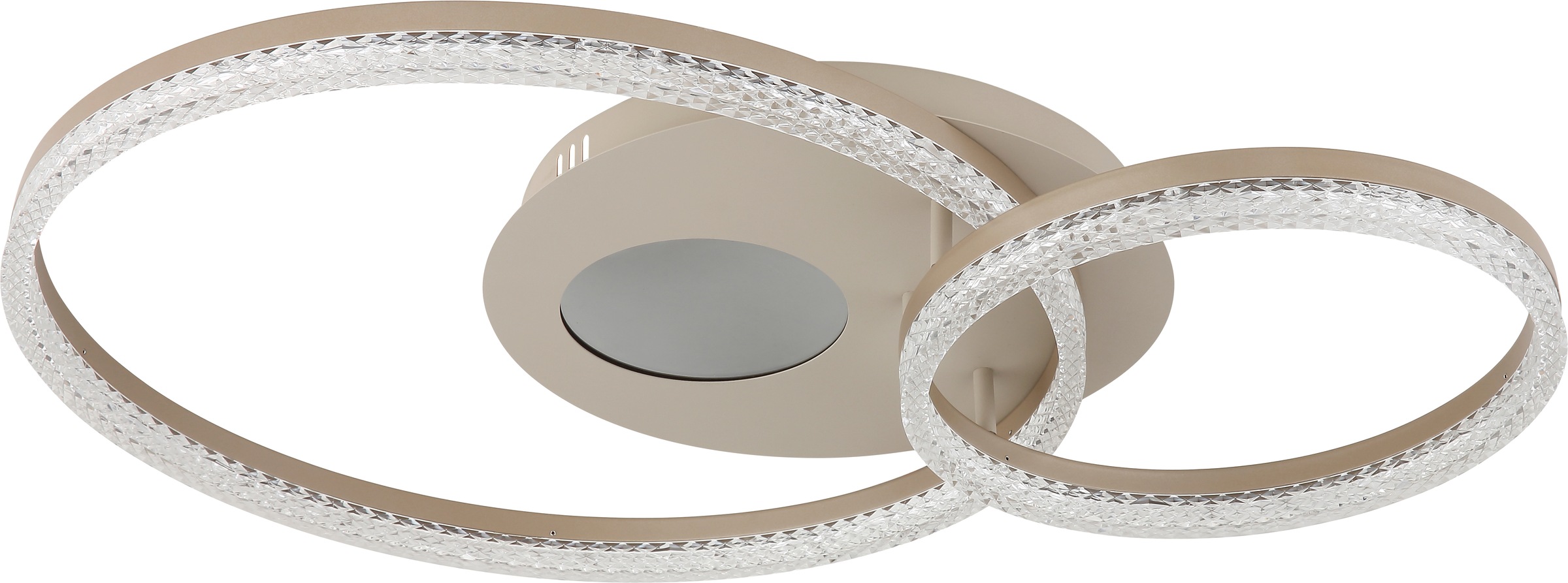 GLOBO LIGHTING Deckenleuchte »SANFORD« LED-Modul 1 Stk. Warmweiß LED-Deckenleuchte mit 3D-Effekt, modern, hell & dekorativ