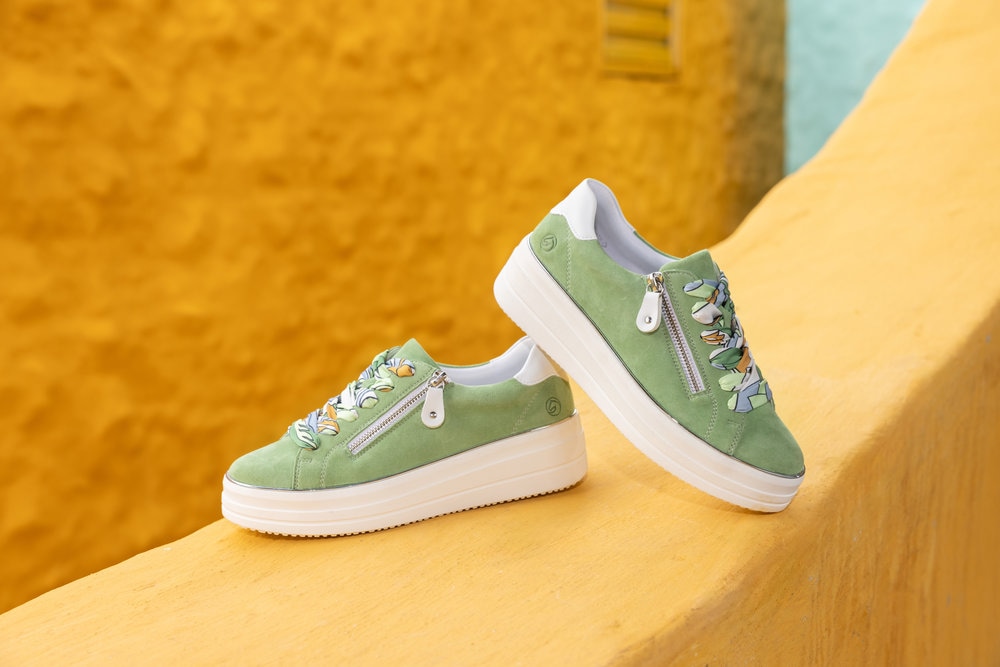 Remonte Plateausneaker, Freizeitschuh, Halbschuh, Schnürschuh mit seitlichem Reißverschluss