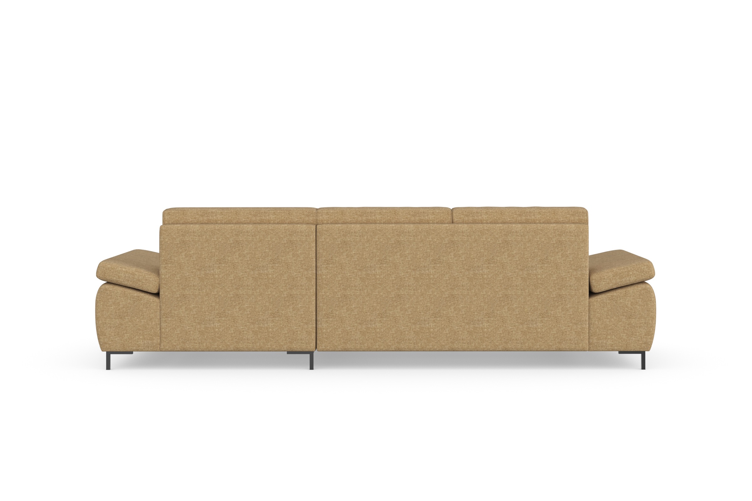 DOMO collection Ecksofa »Capelo L-Form«, mit Armteilverstellung, wahlweise mit Bettfunktion, Federkern