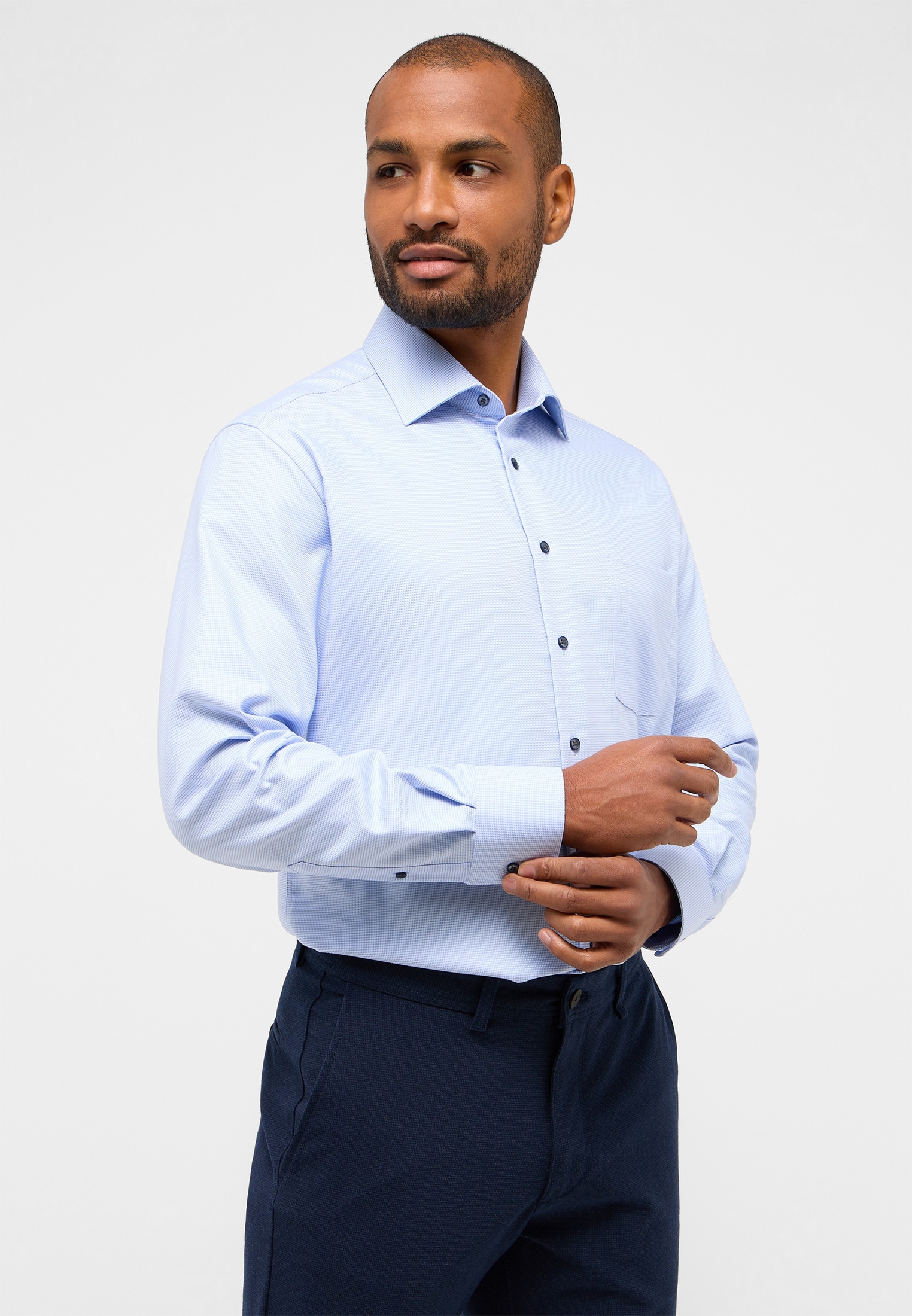 Eterna Langarmhemd "MODERN FIT", NON IRON (bügelfrei) günstig online kaufen