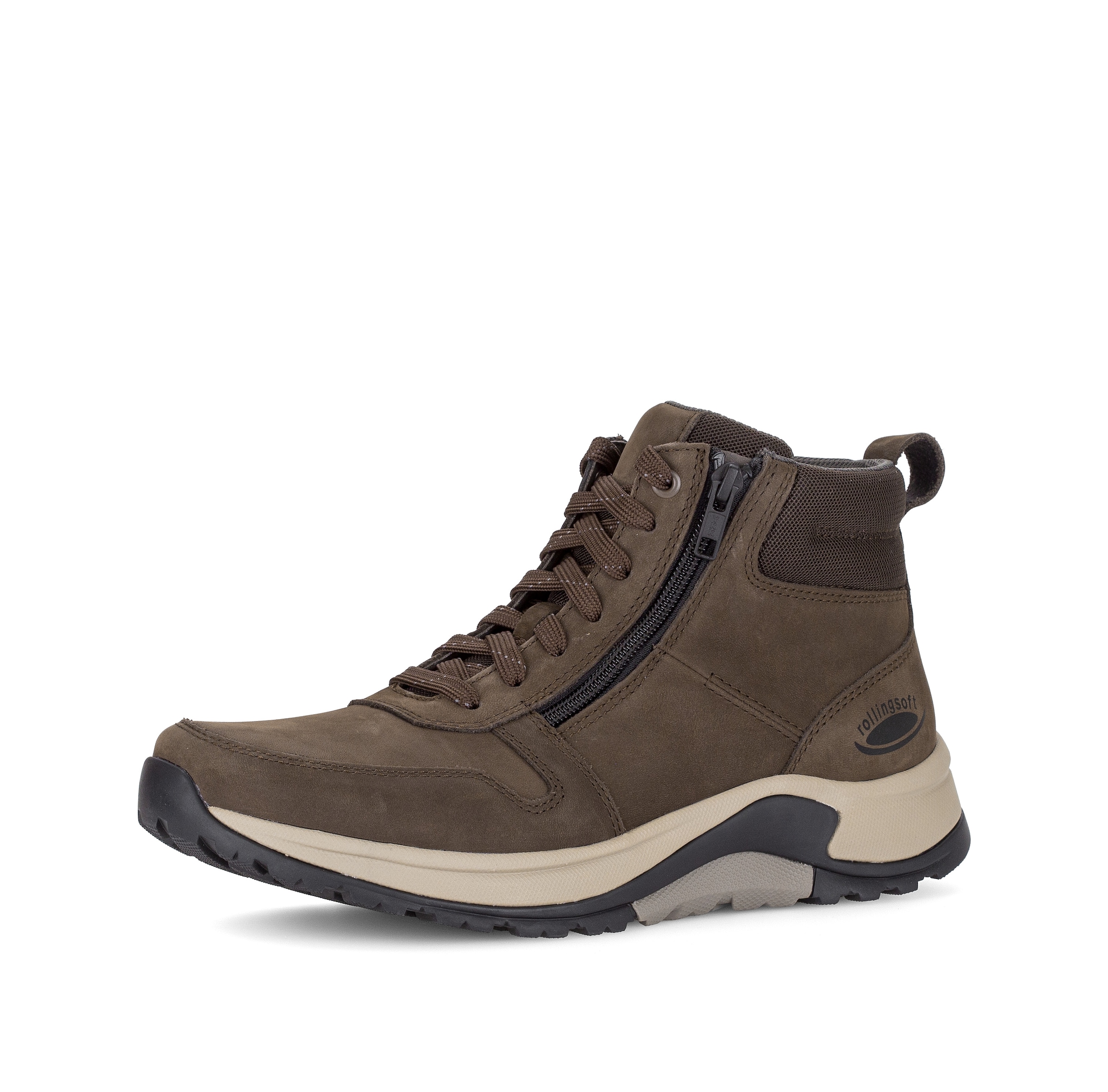 rollingsoft Schnürboots  High Top-Sneaker, mit Label, Bequemweite G (= weit)