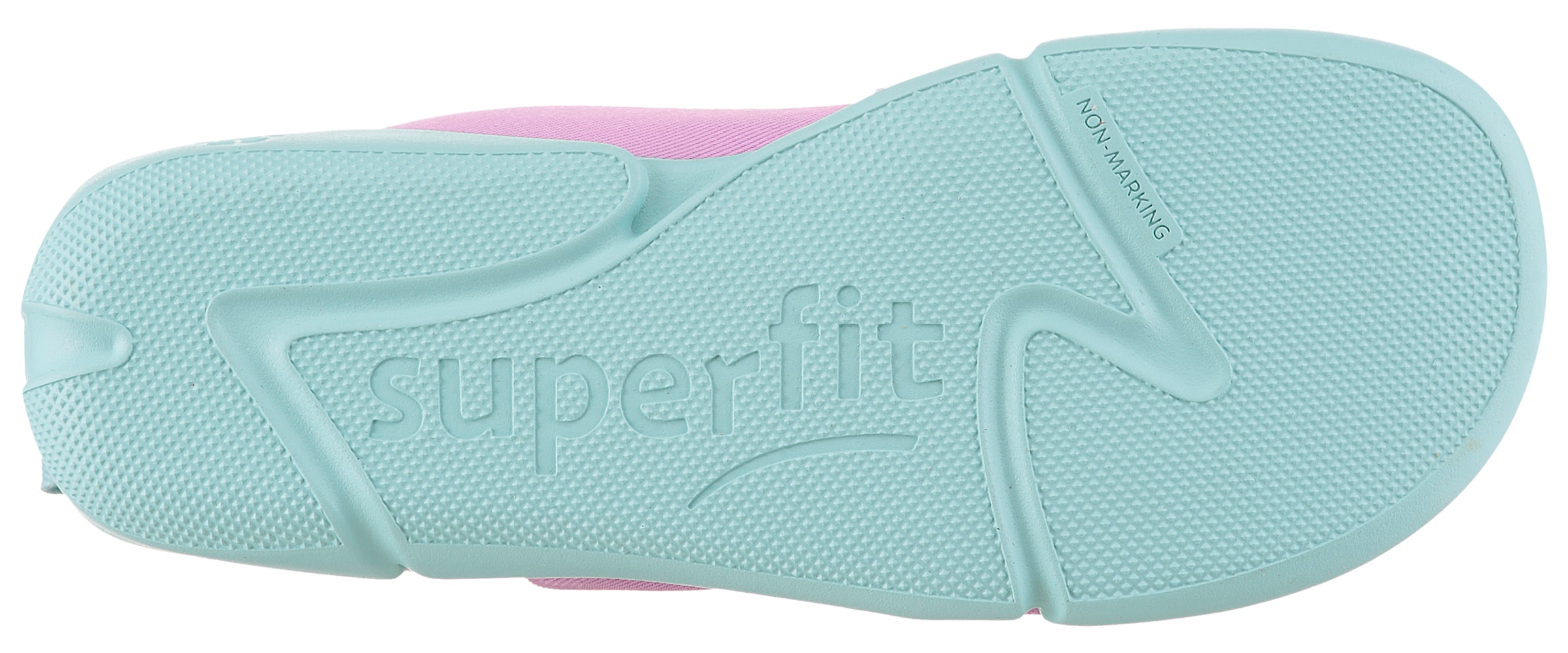 Superfit Hausschuh »VENTI WMS: Weit«, Barfußschuh mit Klettverschluss, Größenschablone zum Download