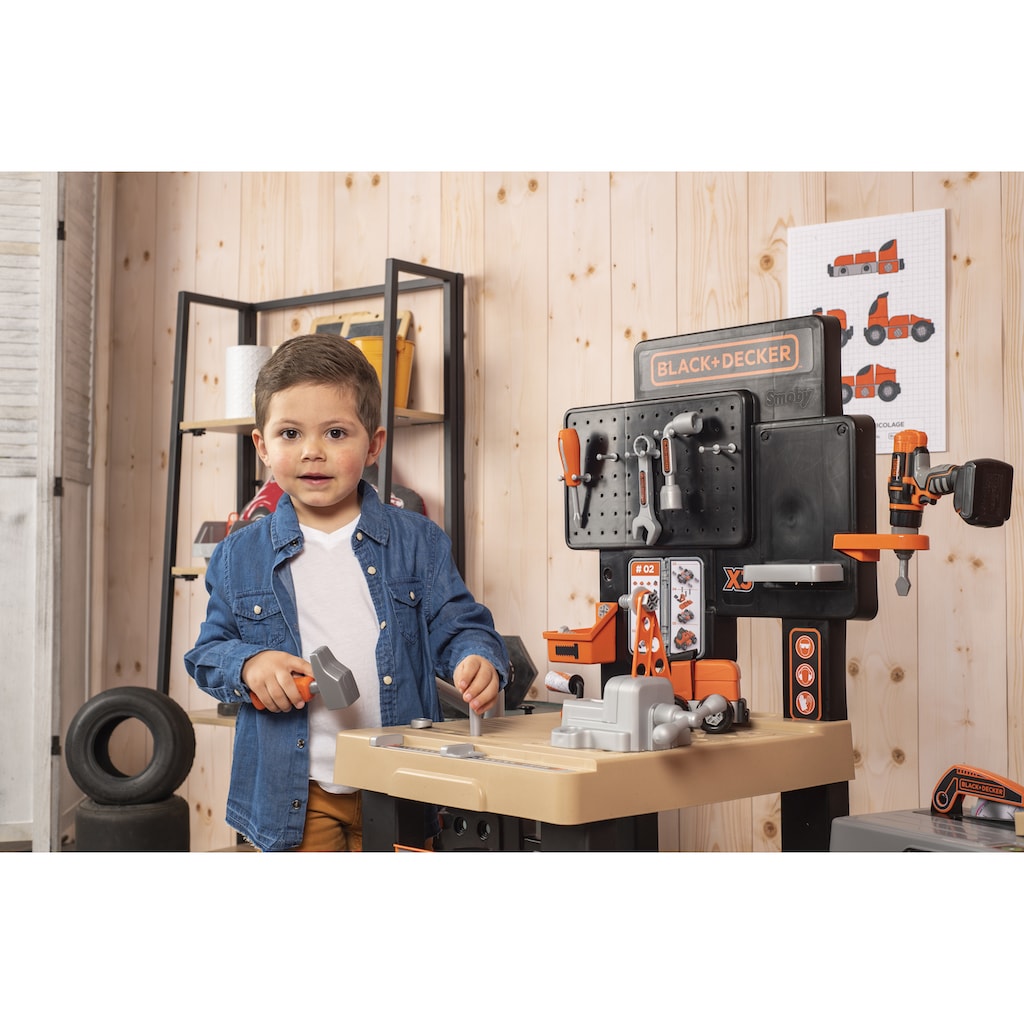 Smoby Spielwerkbank »Black + Decker, Mega Werkbank Center«