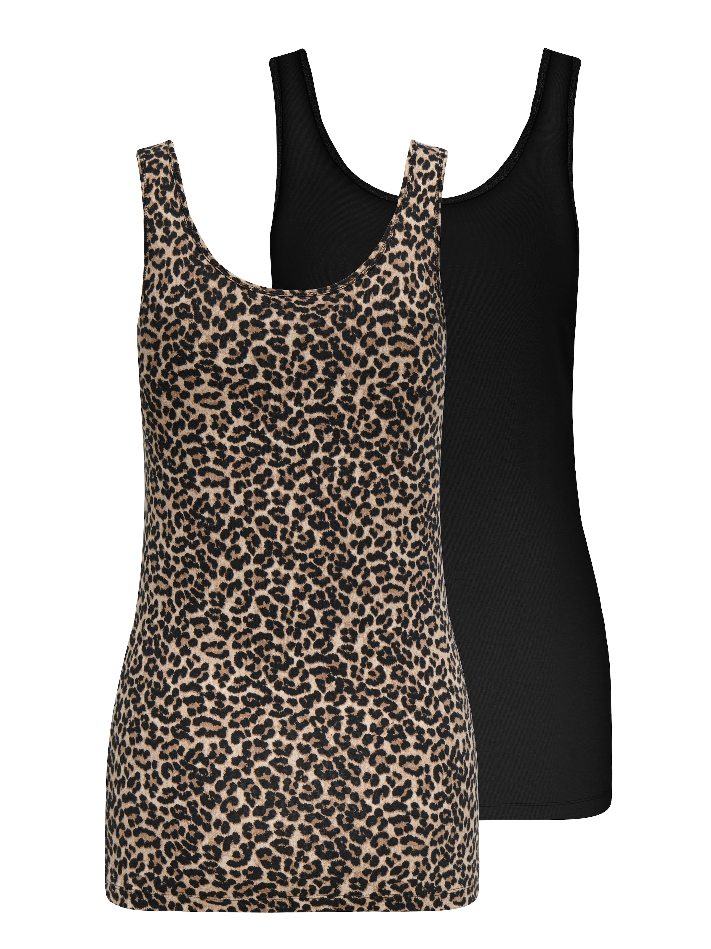 ONLY Tanktop »ONLLIVE LOVE AOP S/L TANK TOP 2-PACK JRS«, (Set, 2 tlg.)