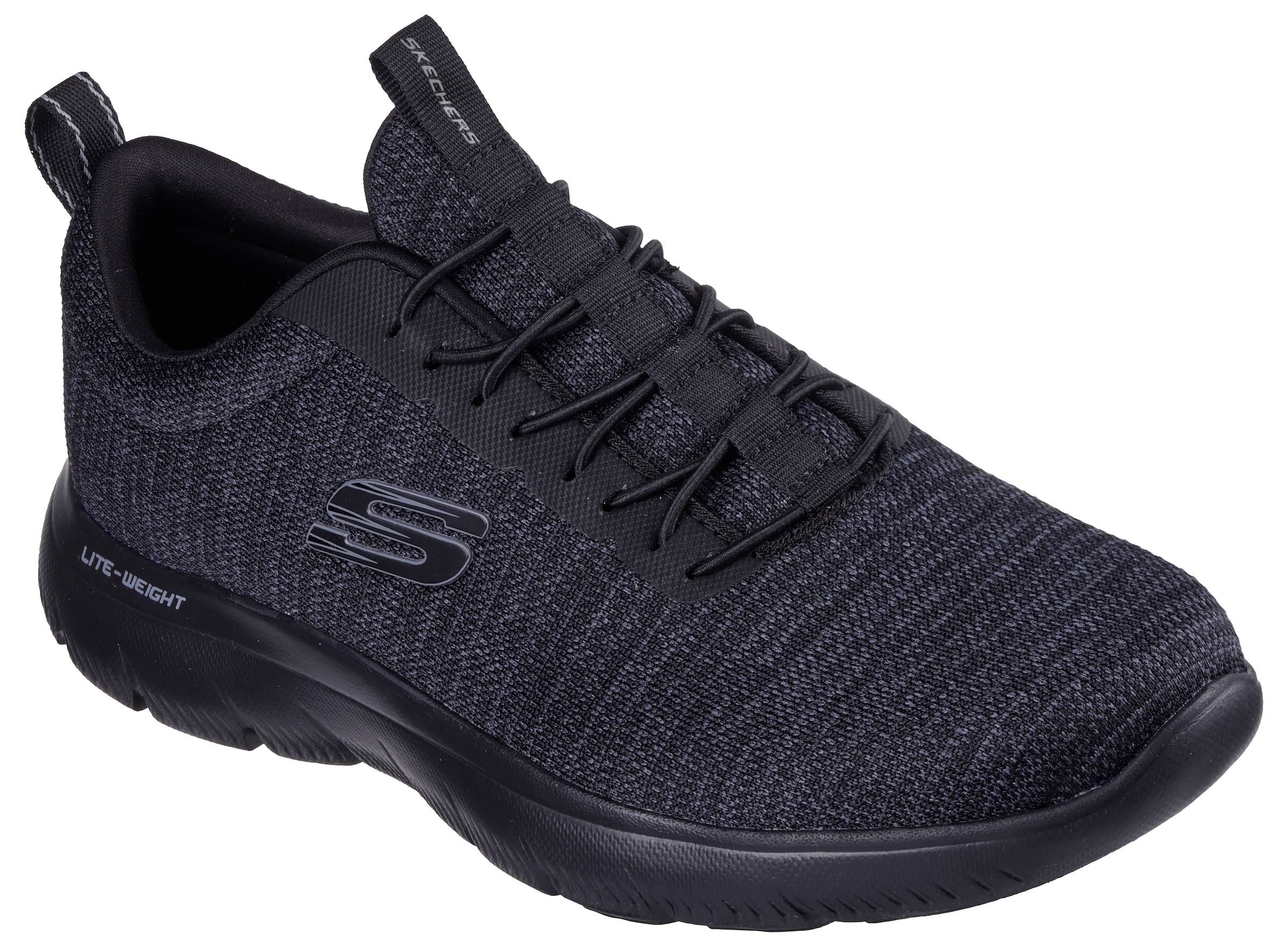 Skechers Slip-On Sneaker "SUMMITS-", Slipper, Freizeitschuh, Halbschuh mit Elastic Schnürsenkel