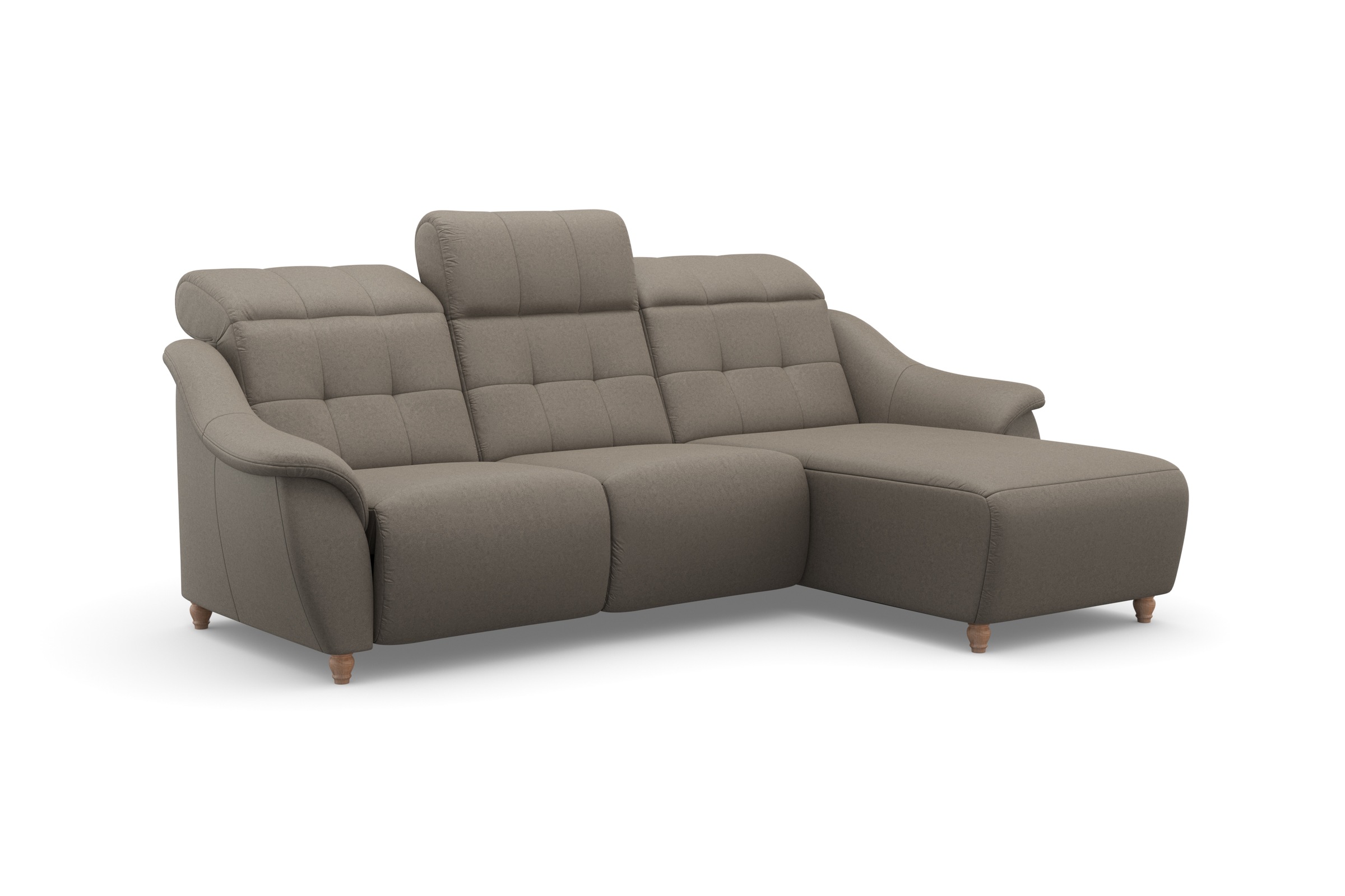 Home affaire Ecksofa »Boston L-Form«, (2 St.), Kopfteilverstellung an jeder Sitzfläche, wahlweise Relaxfunktion