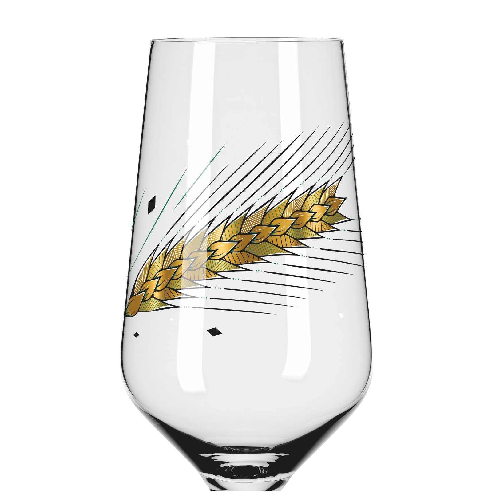 Ritzenhoff Bierglas »Biergläser Gerste Brauchzeit 374 ml 2er Set transparent«