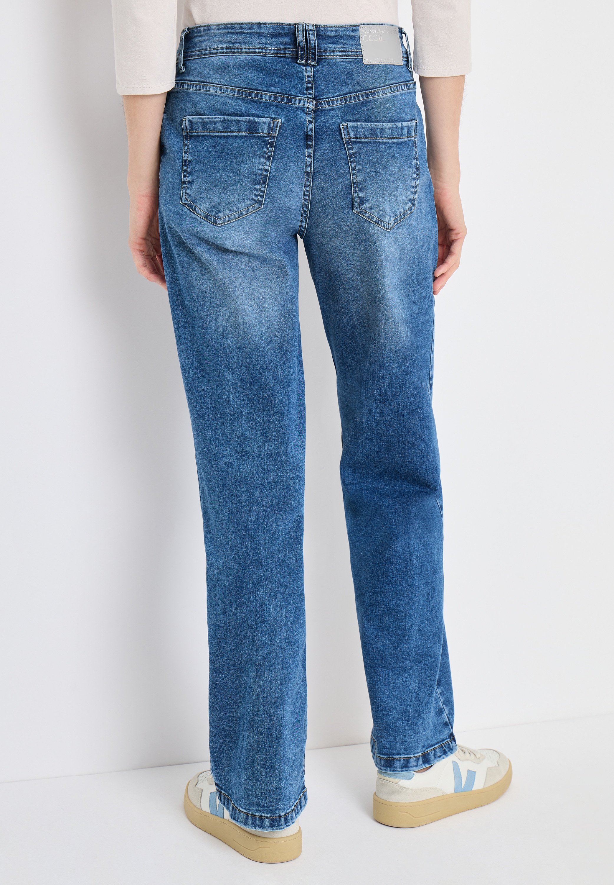 Cecil Loose-fit-Jeans High Waist