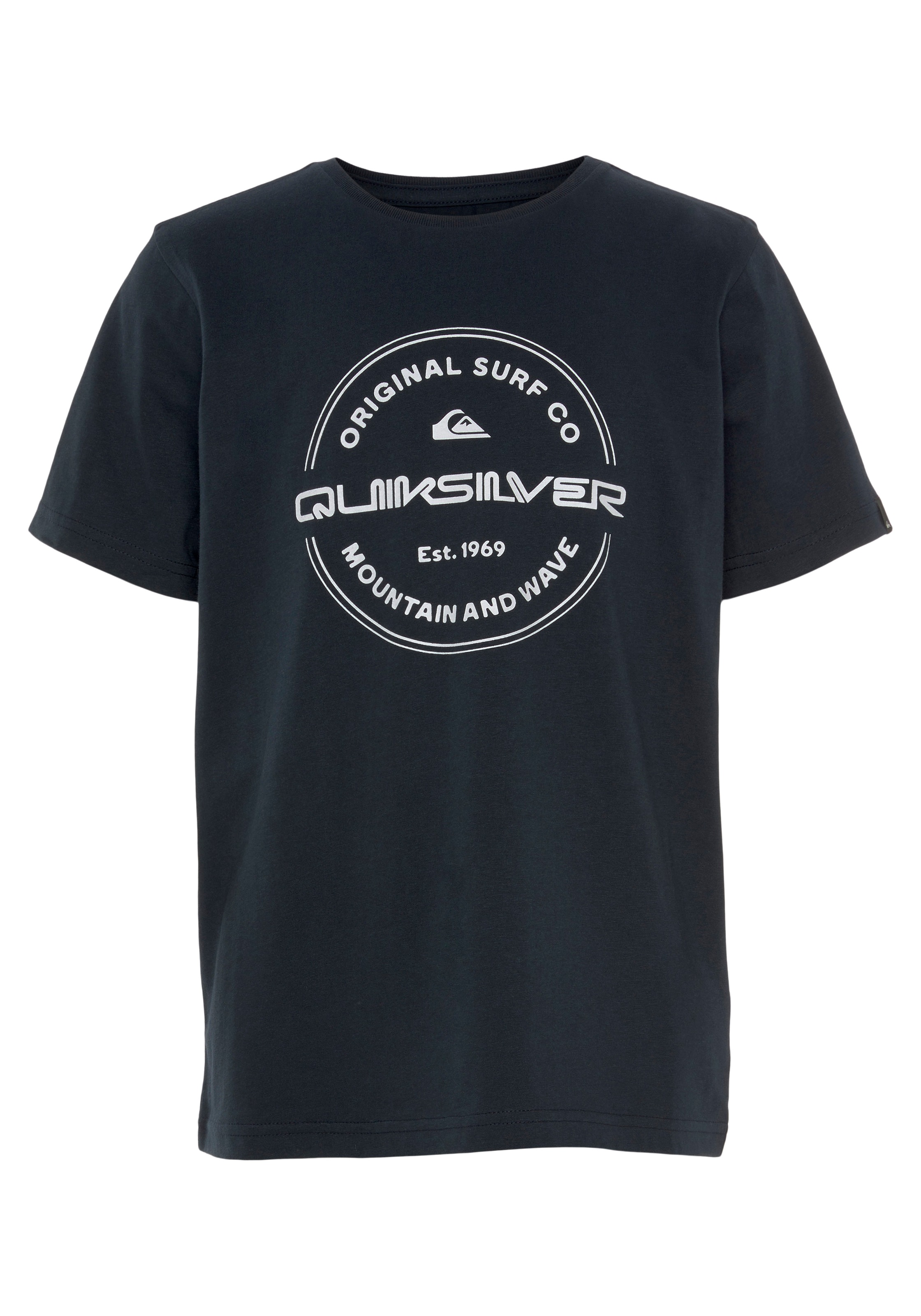 Quiksilver T-Shirt »Jungen Doppelpack mit bestellen BAUR | Logodruck«, (Packung, 2 tlg.)