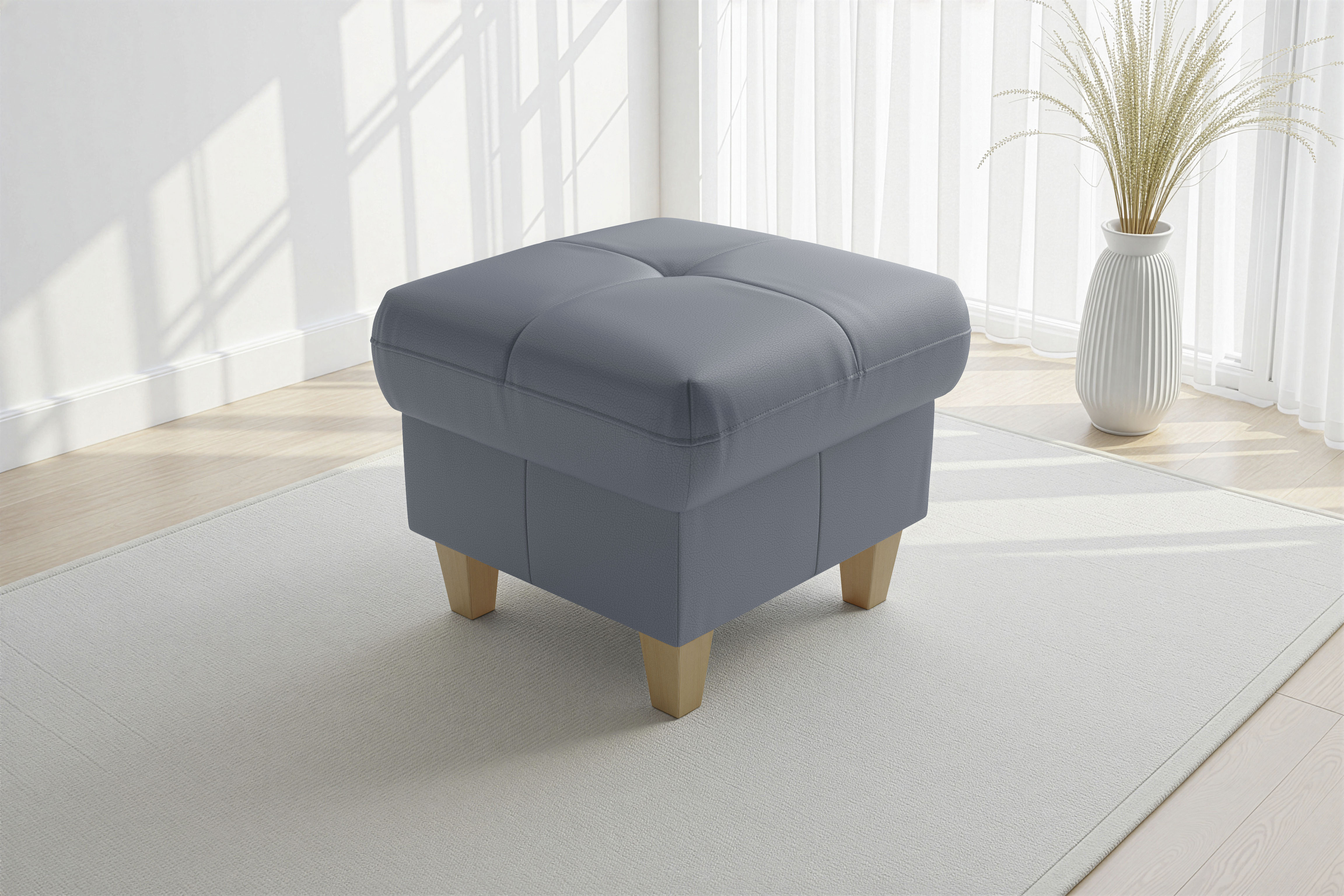 sit&more Polsterhocker "Pamela, Leder, B: 58 cm" 1 Stk. tlg. mit praktischen Stauraum, hochwertige Qualität, verschiedene Farben