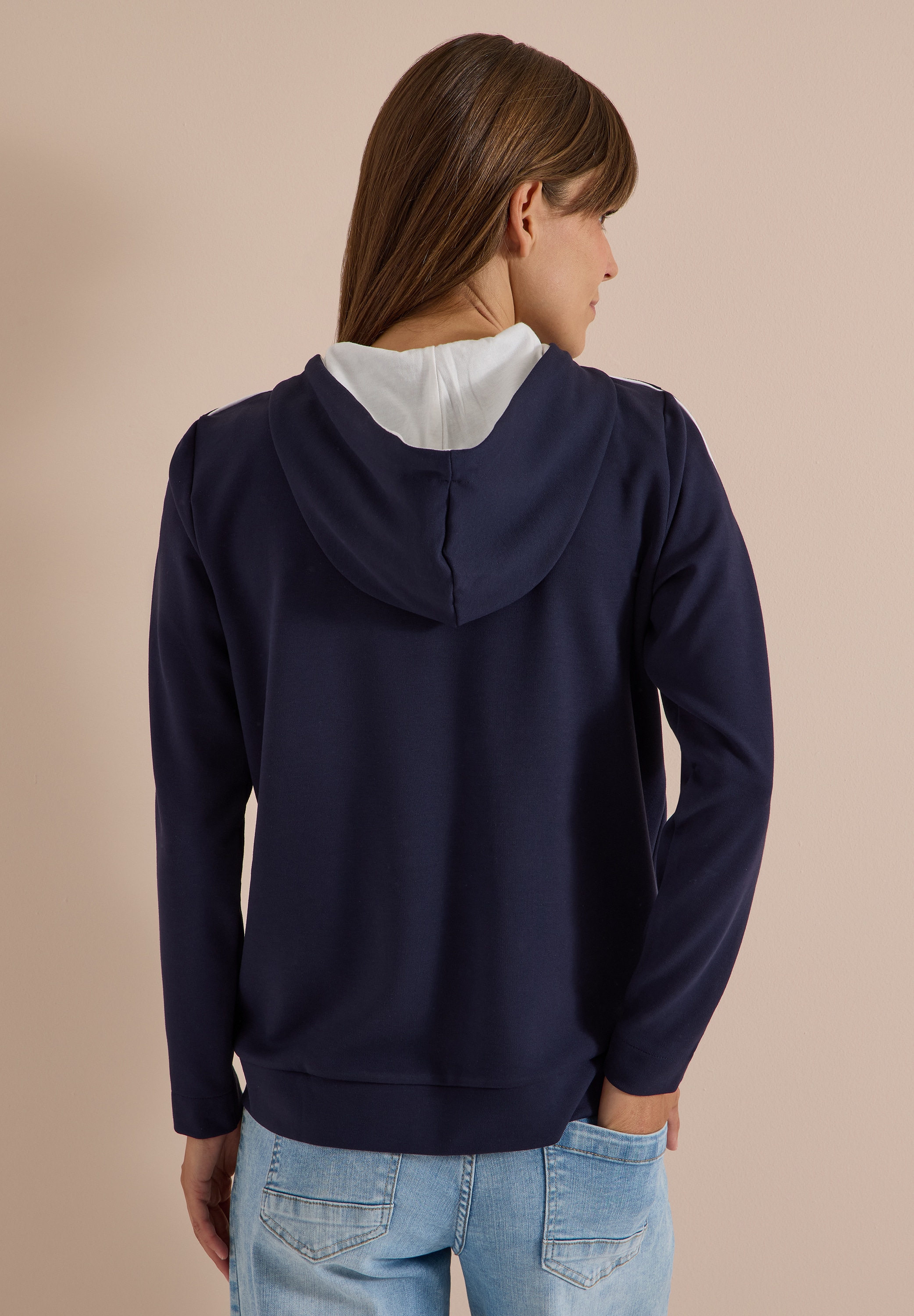 Cecil Cardigan mit Kapuze mit Tunnelzugband