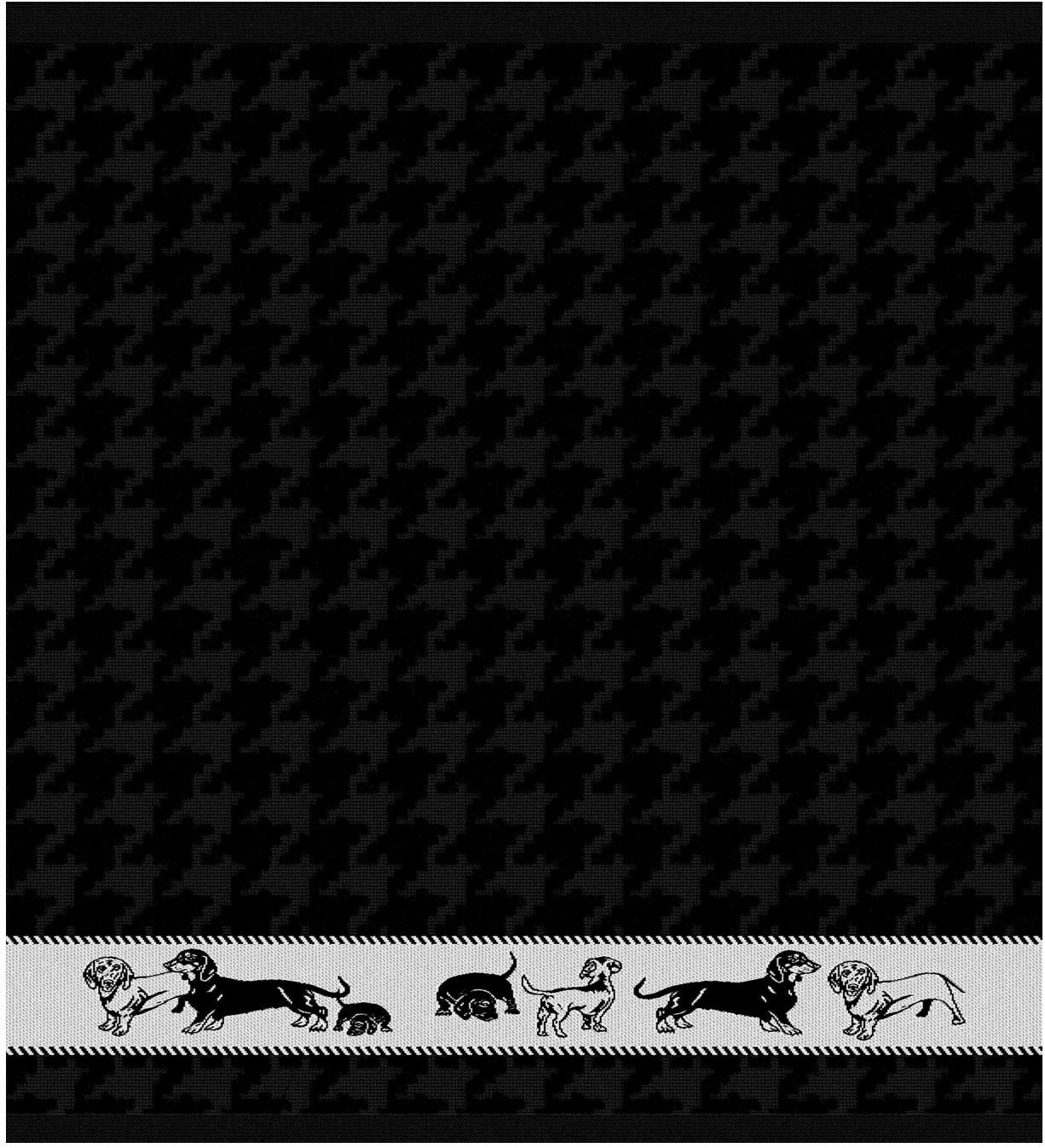 DDDDD Geschirrtuch "DDDDD Küchentuch Saar 50 x 55 cm, Schwarz (6er-Pack)" s günstig online kaufen