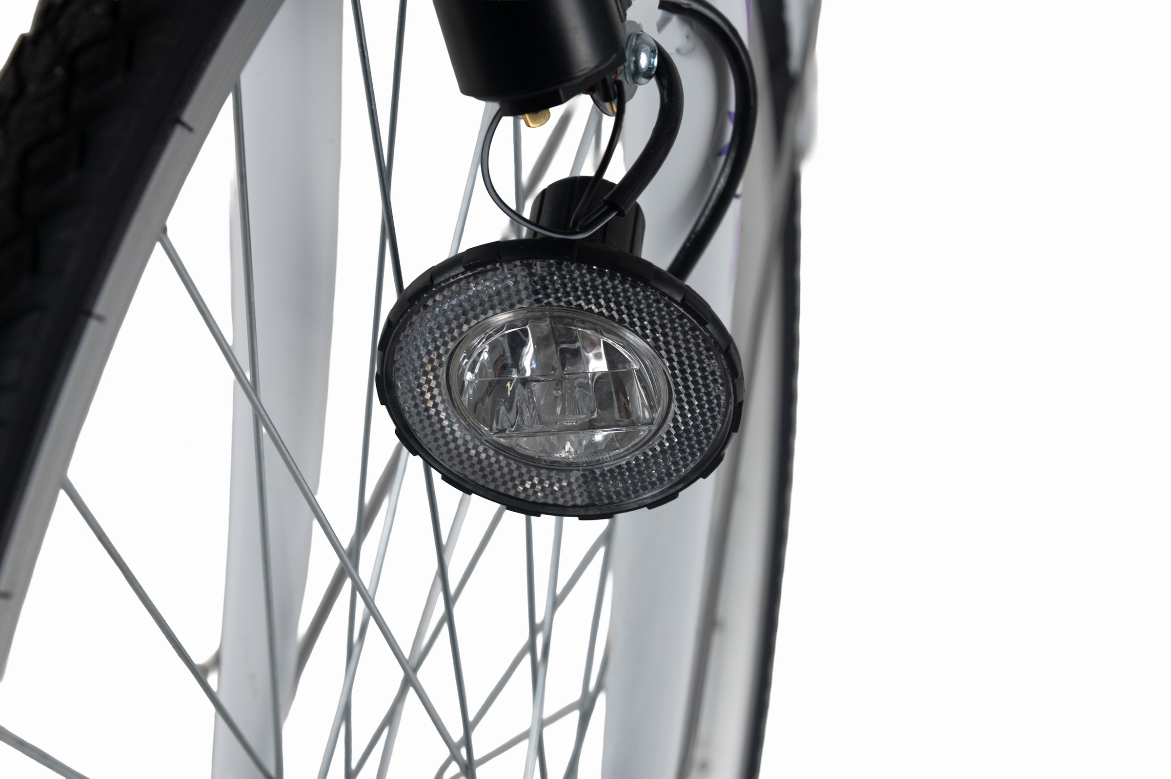Dacapo Cityrad »DaCapo Citybike 28'' Cantaloupe weiß mit Korb RH 48 cm« 6 Gang Shimano Tourney Schaltwerk Kettenschaltung