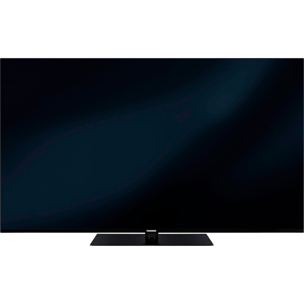 Telefunken LED-Fernseher »D65V950M2CWH«, 164 cm/65 Zoll, 4K Ultra HD, Smart-TV, Dolby Atmos-USB-Recording-Google Assistent-Android-TV