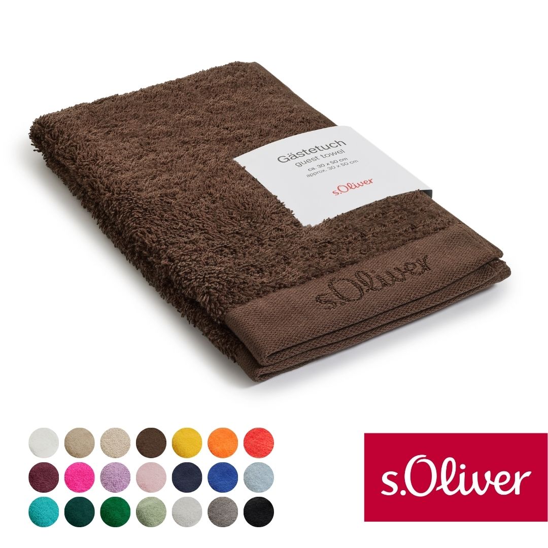 s.Oliver Gästehandtuch "s.Oliver, Premium Qualität, 600 gr/m², auch als Sets erhältlich" große Farbauswahl, auch als Duschtuch, Waschhandschuh, Handtuch