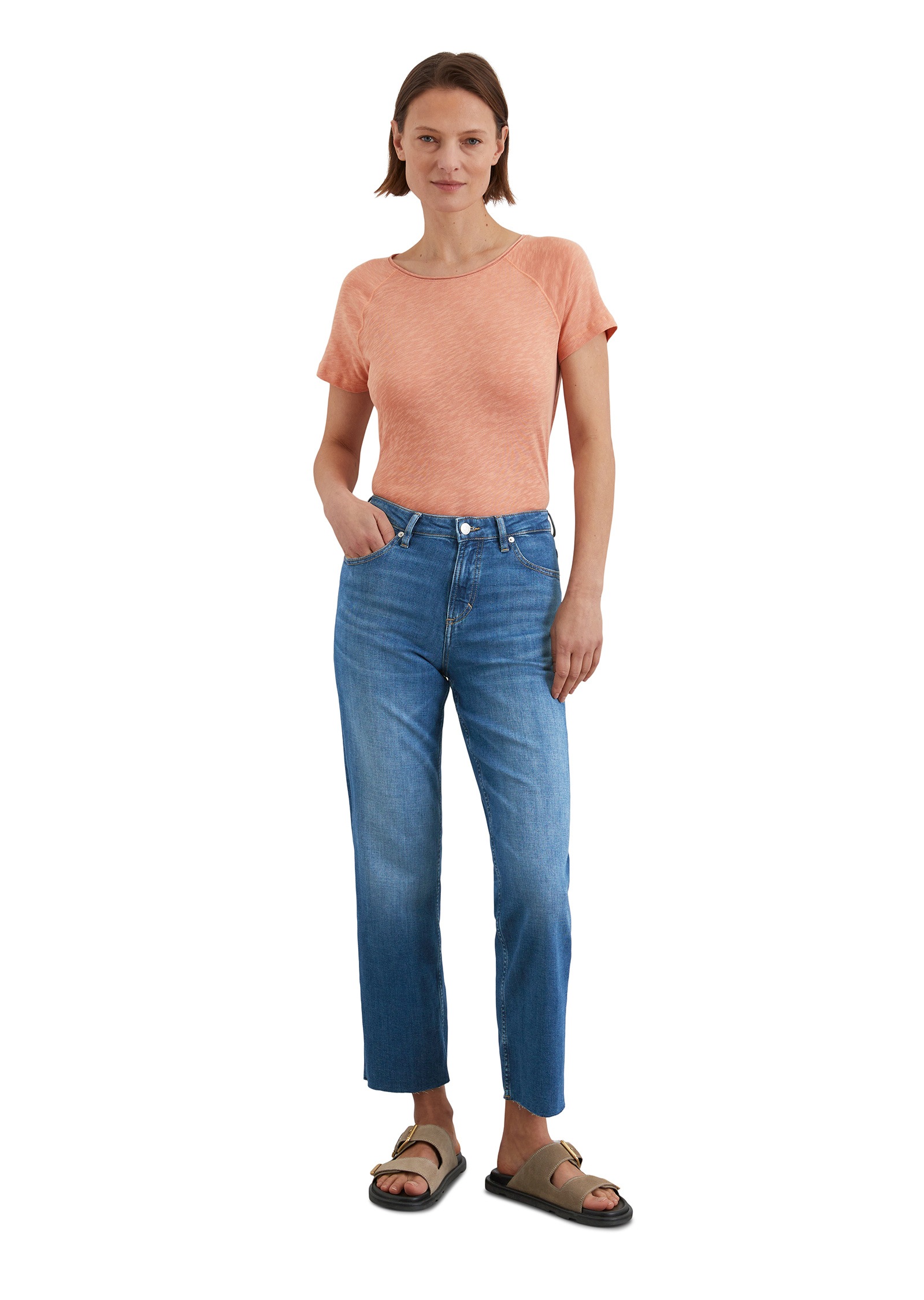 Marc O'Polo T-Shirt »aus Slub-Jersey«