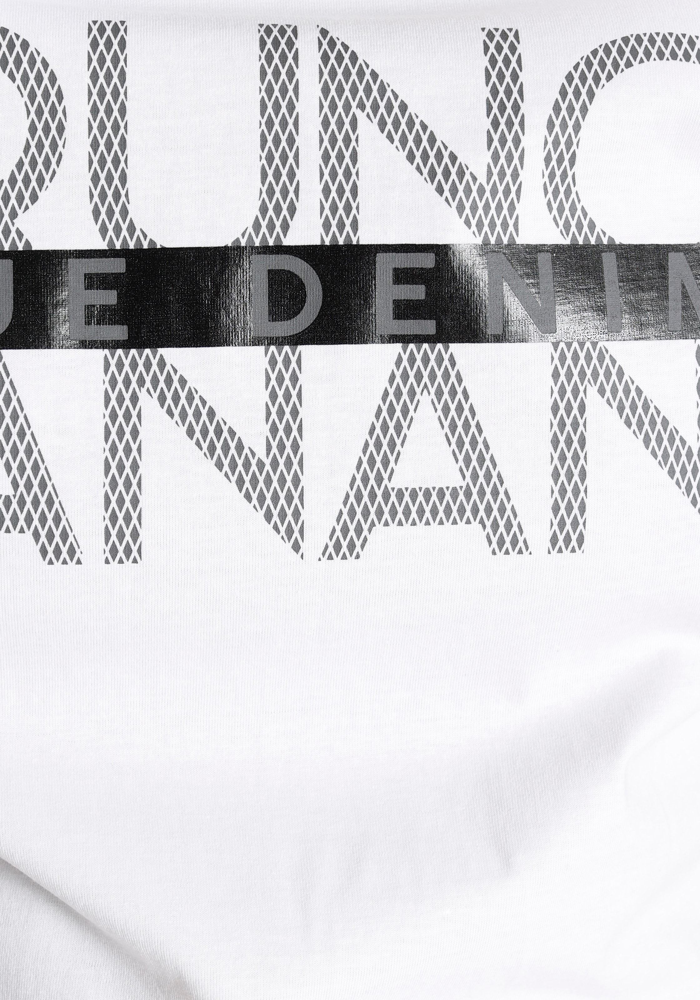 Bruno Banani T-Shirt, kurzärmelig, schmal geschnitten, bedruckt, aus Baumwolle