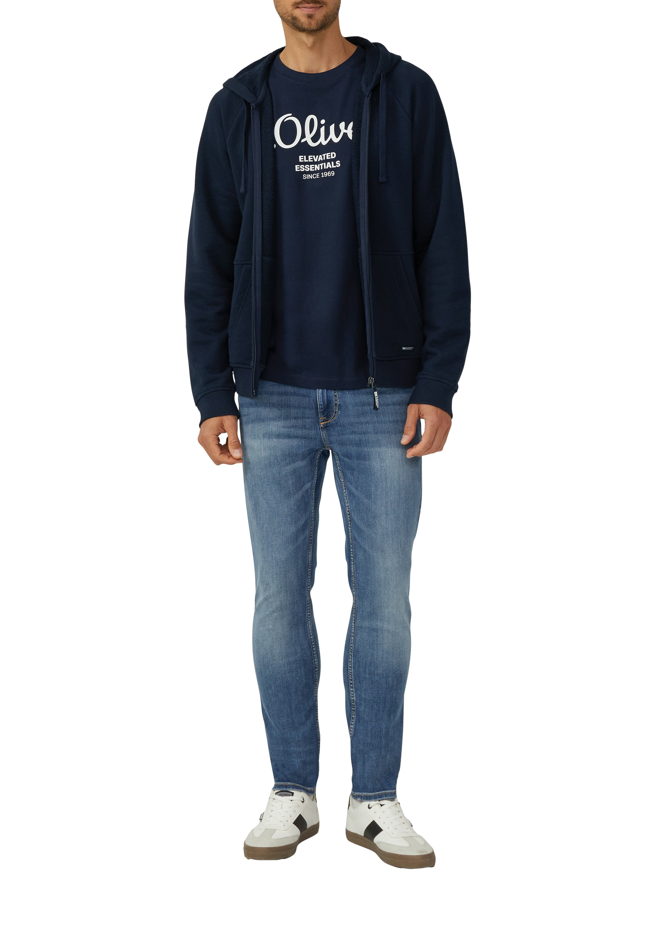 s.Oliver T-Shirt 2 Stk. mit großen Logo-Print, im 2er Pack günstig online kaufen