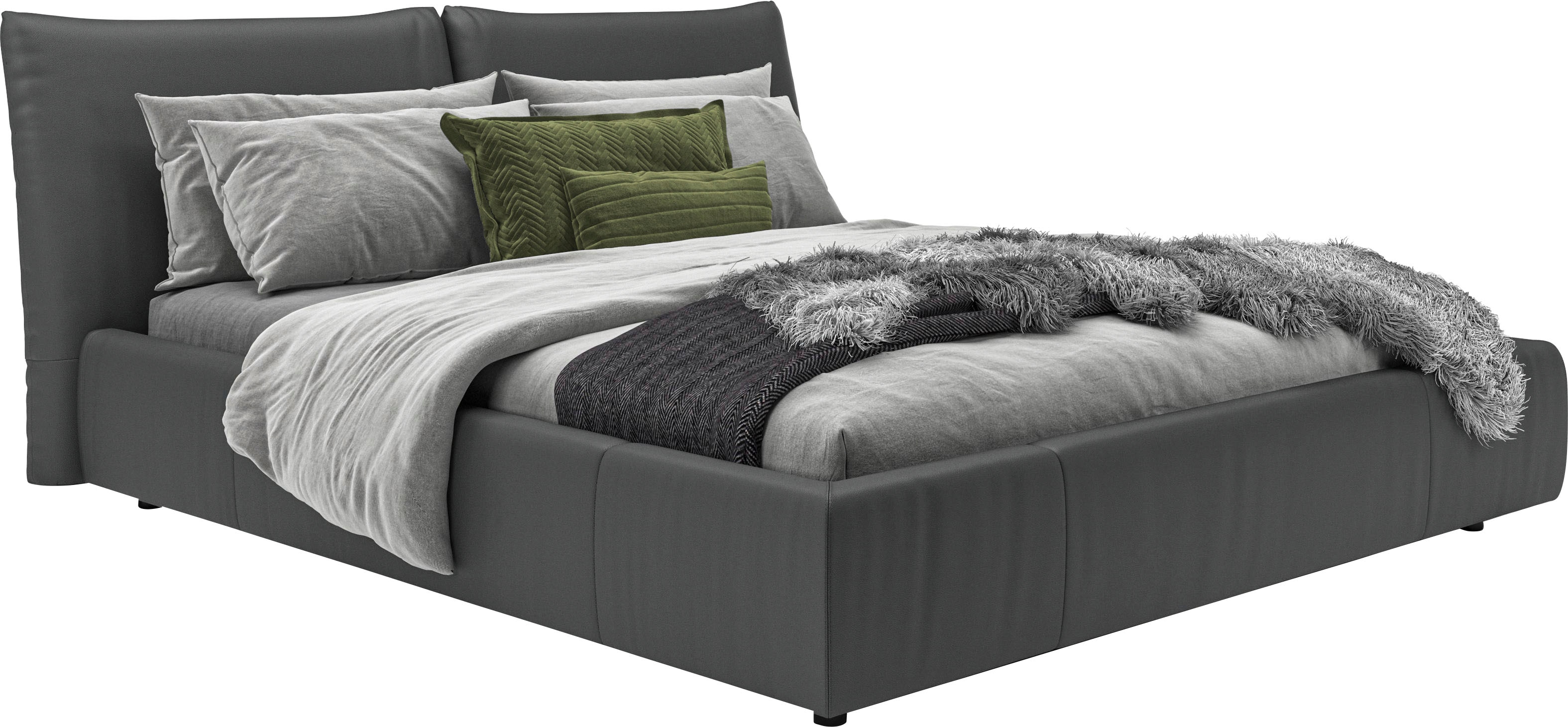 Home affaire "Priora in 4 Breiten bis 200cm" auch in NaturLEDER, Cord, belastbar bis 280kg, auch Überlänge 220 cm