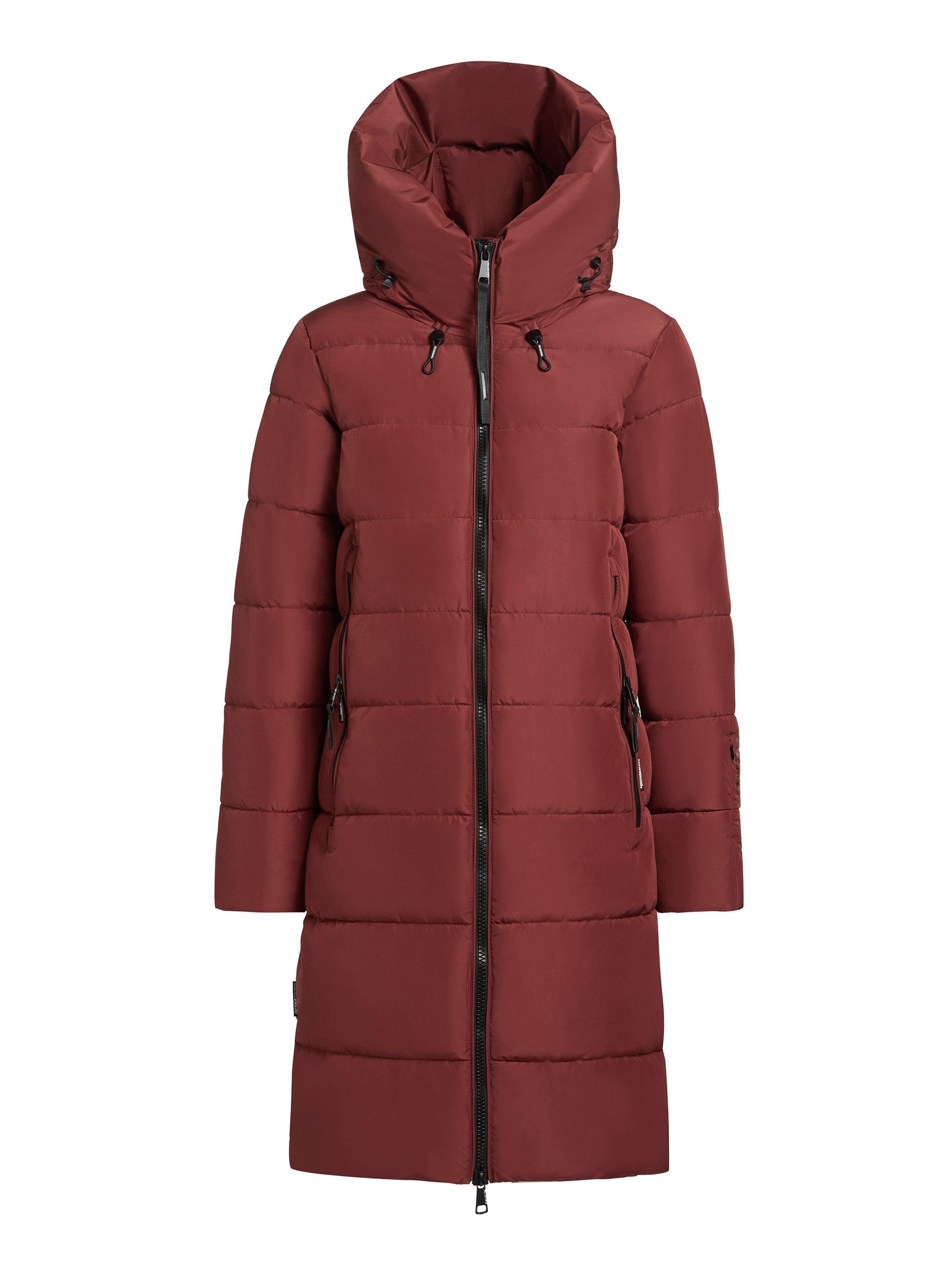 khujo Steppmantel »Jilias5-YM«, warmer Damen Wintermantel mit Kapuze und großen Taschen