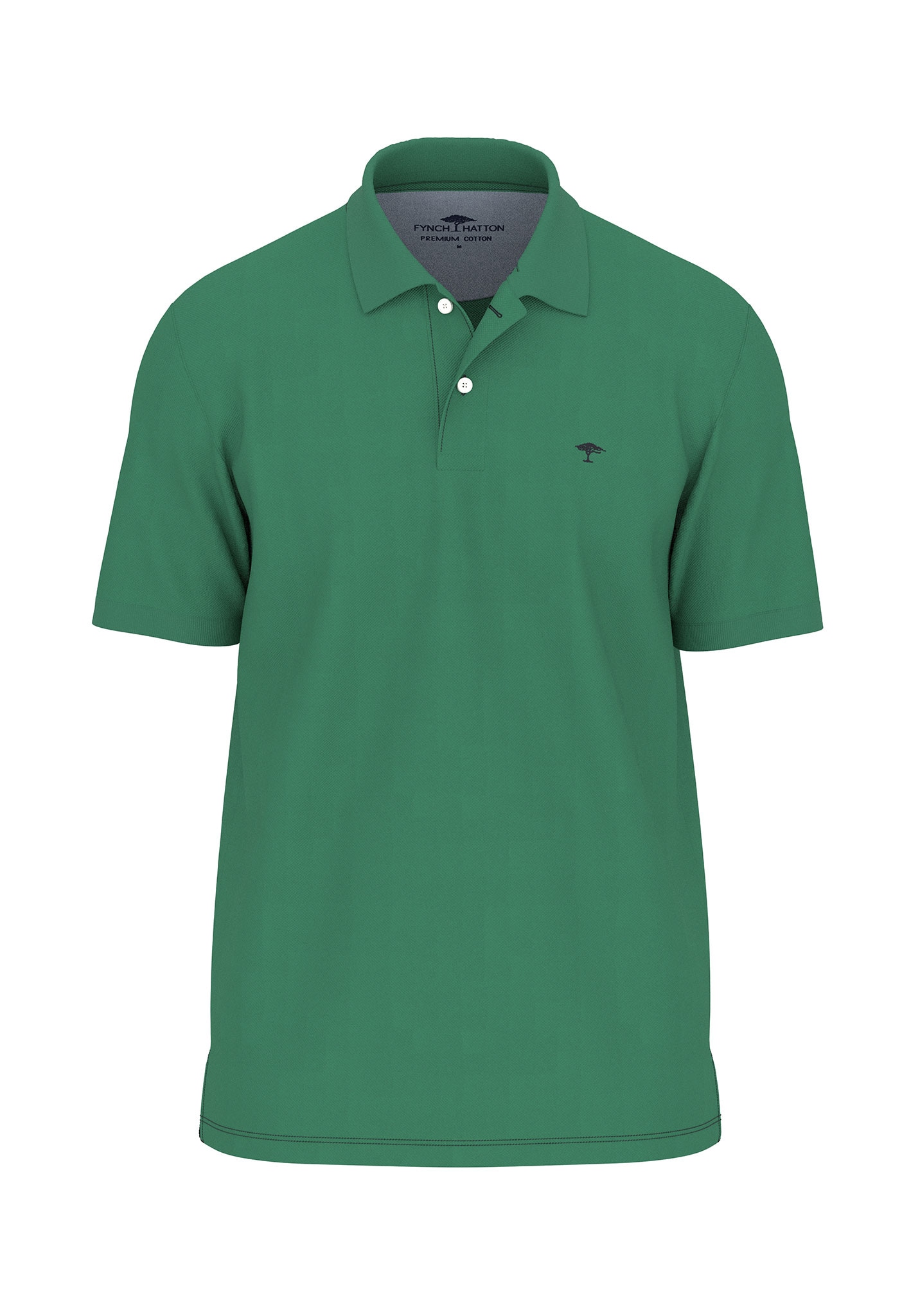 FYNCH-HATTON Poloshirt normale Passform, mit 2-Knopf-Polokragen, aus Baumwo günstig online kaufen