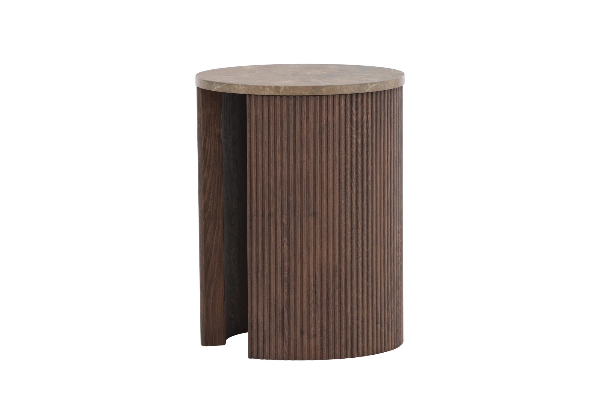 Venture Home Beistelltisch Ablagetisch, MDF, rund, schmal, hoch, dezent, klar