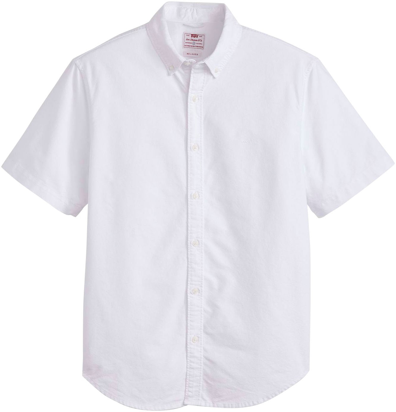 Levi's® Kurzarmhemd »SS AUTHENTIC BUTTON DOWN«, mit kleiner Logostickerei auf der Brust