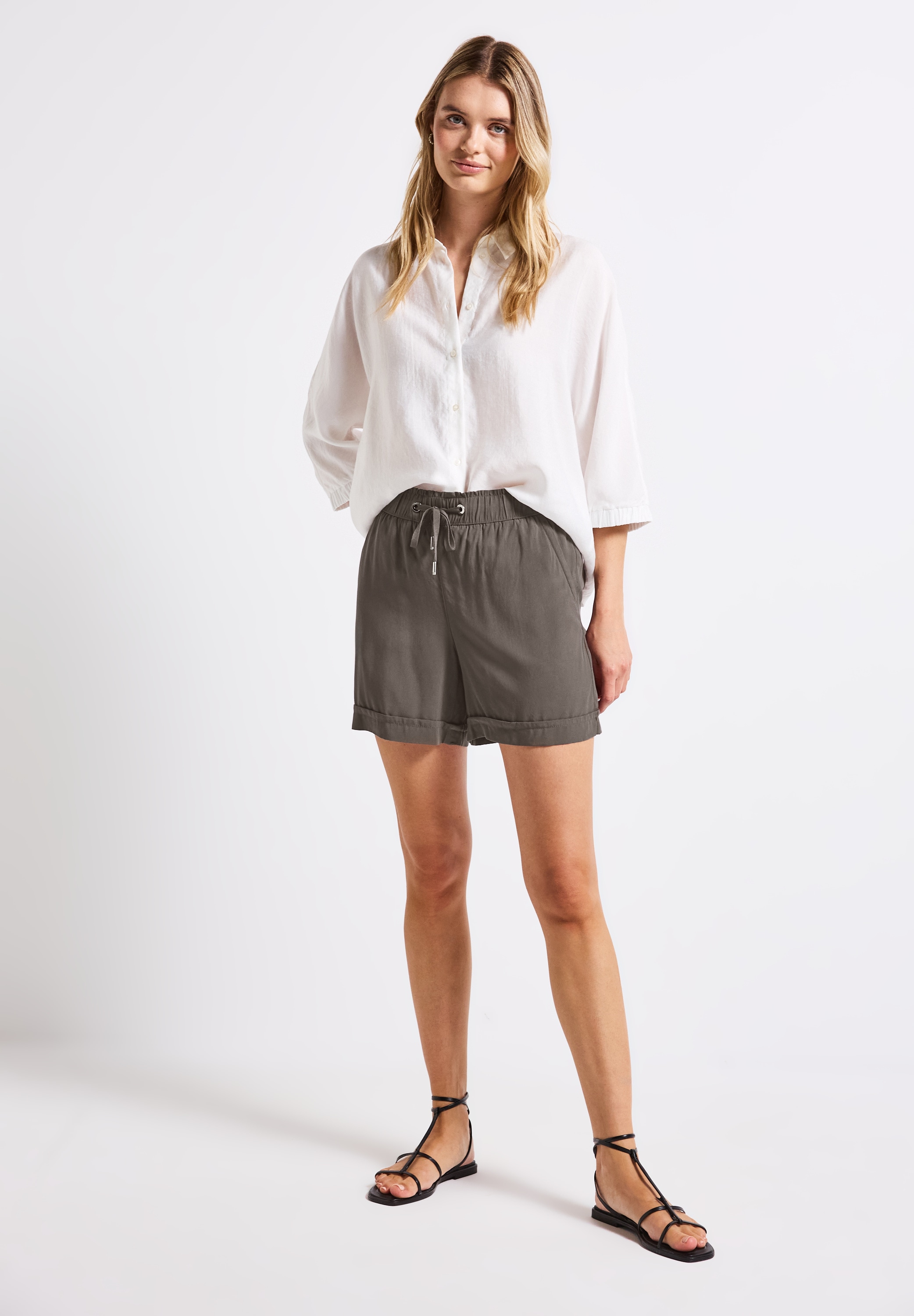 STREET ONE Shorts, High Waist