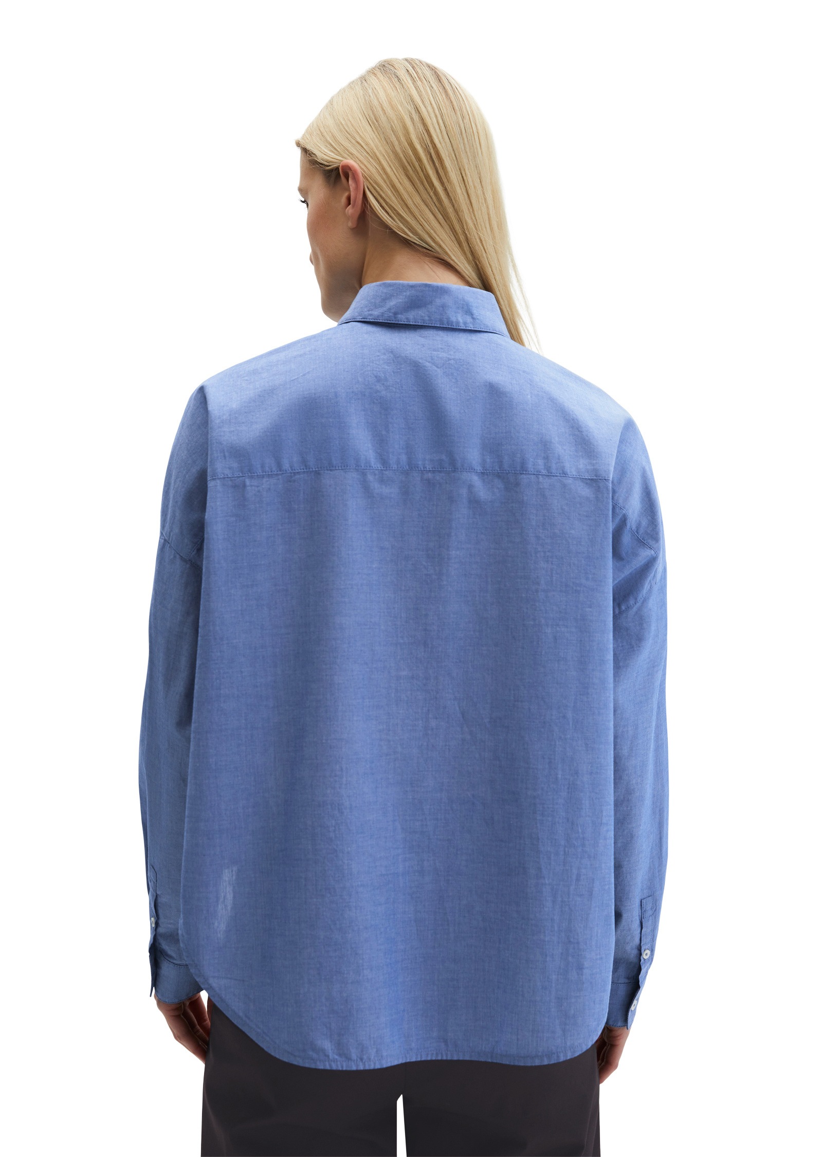 Marc O'Polo Langarmbluse »aus Baumwoll-Chambray«