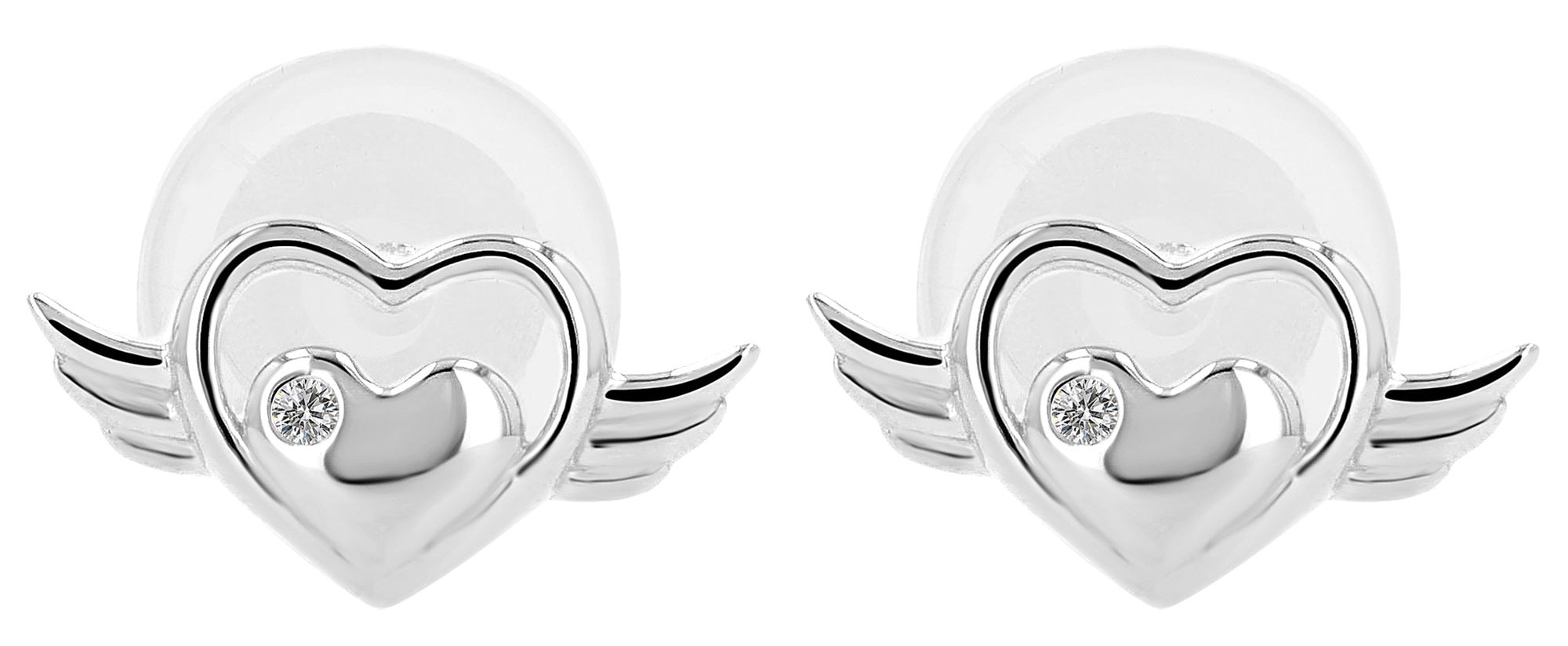 Adelia´s Paar Ohrhänger "Damen Ohrringe – Ohrstecker aus 925 Silber mit Zir günstig online kaufen