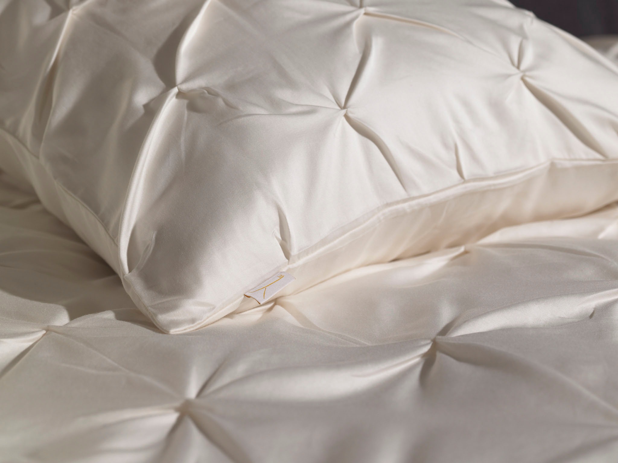 Thumbnail - YELLOW Bettwäsche "Nova" 2 Stk. Rautenmuster, 100% Baumwolle ab 135x200 cm.