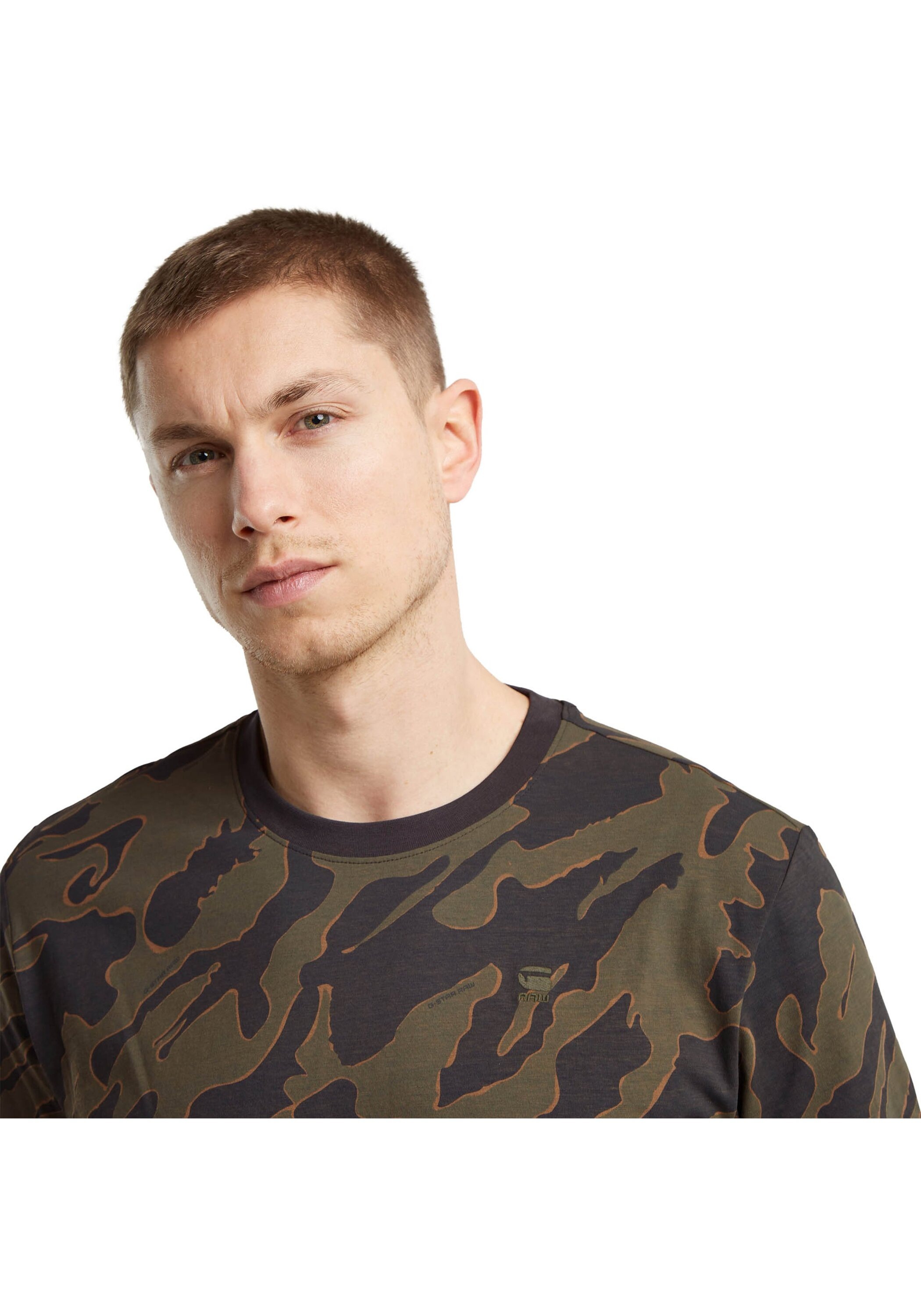 G-STAR T-Shirt »T-Shirt Island Camo 1er Pack«