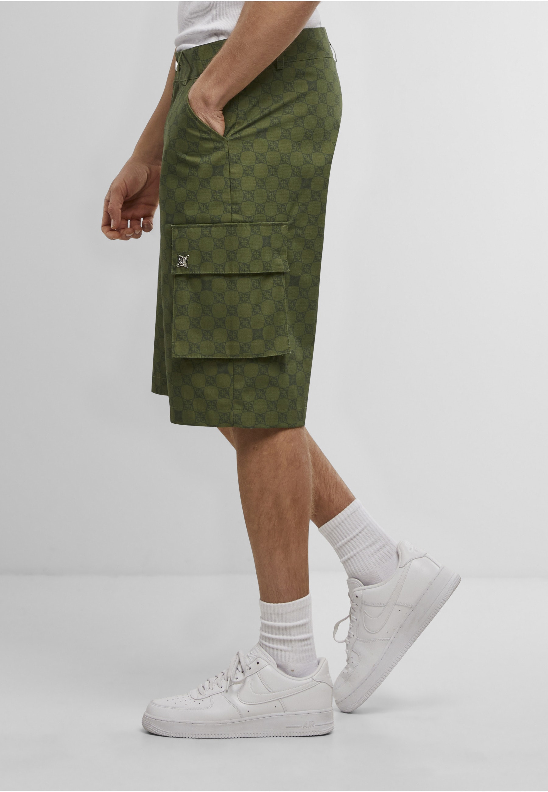 PEQUS Cargoshorts »PEQUS PEQUS Aether Monogram Ripstop Cargo Short«