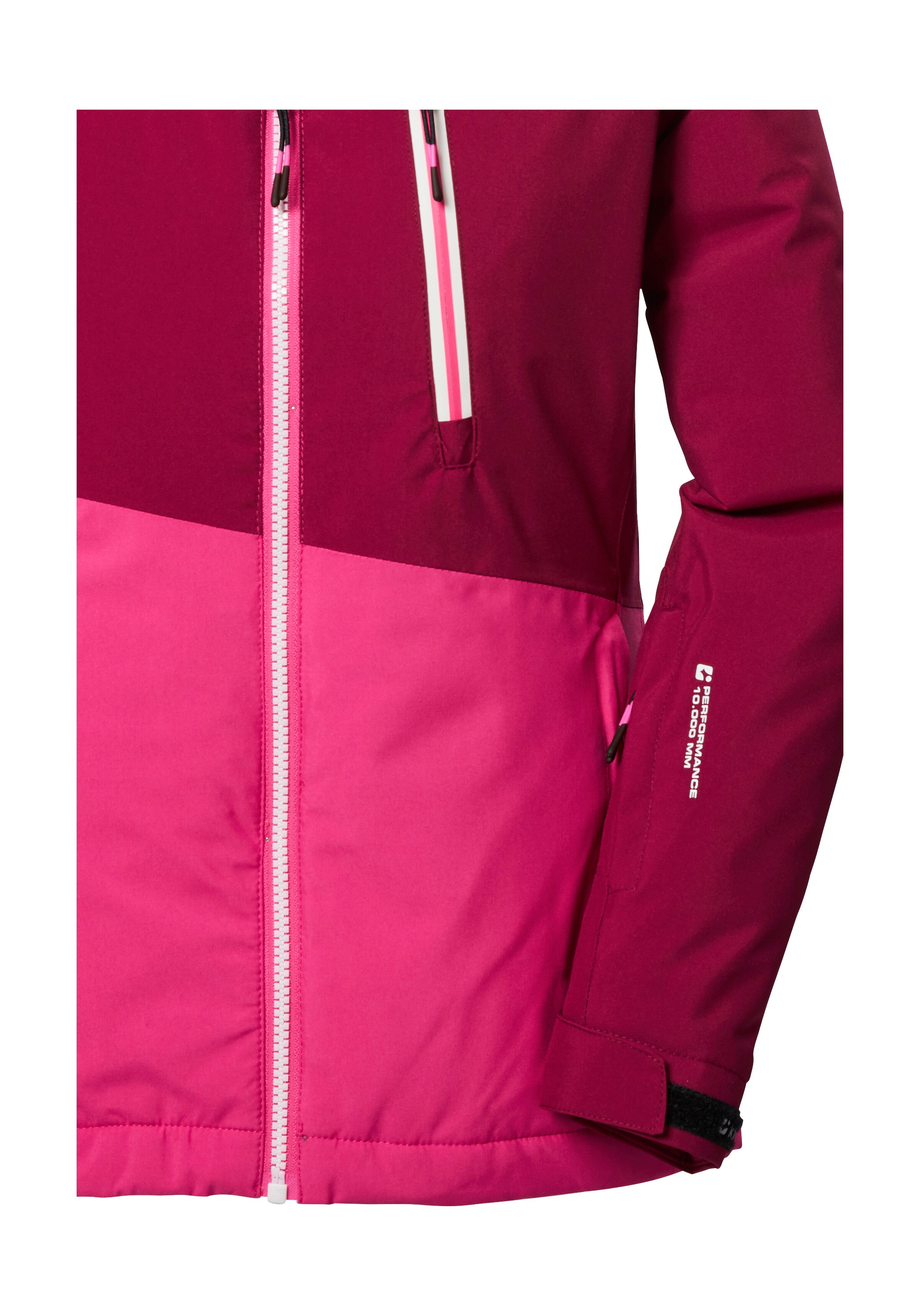 Killtec Skijacke »KSW 331 GRLS SKI JCKT«, Atmungsaktive, wasserdichte Jacke mit Fleece-Innenseite, Skipasstasche