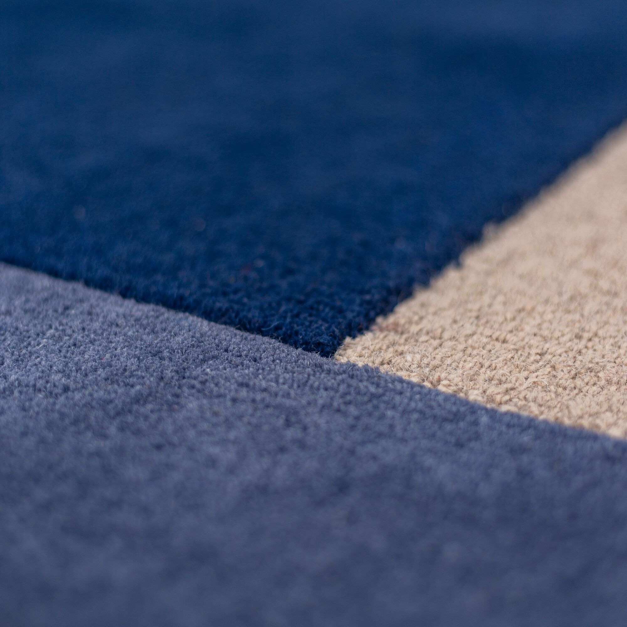 FLAIR RUGS Wollteppich »Mia Segment«, rund, 12 mm Höhe, Kreisförmig im Retro-Design