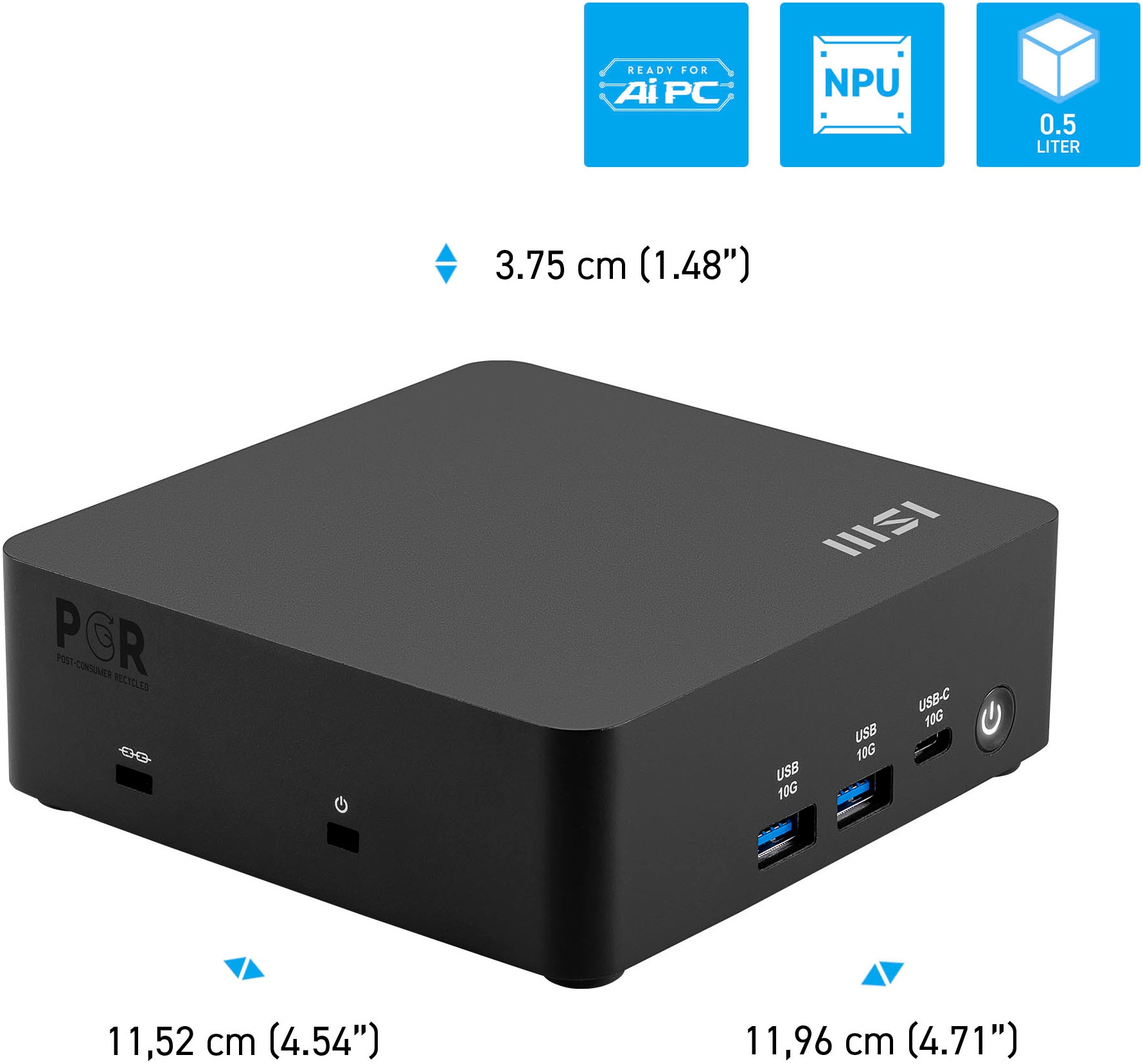 MSI Mini-PC »Cubi NUC AI 1UMG-021DE«