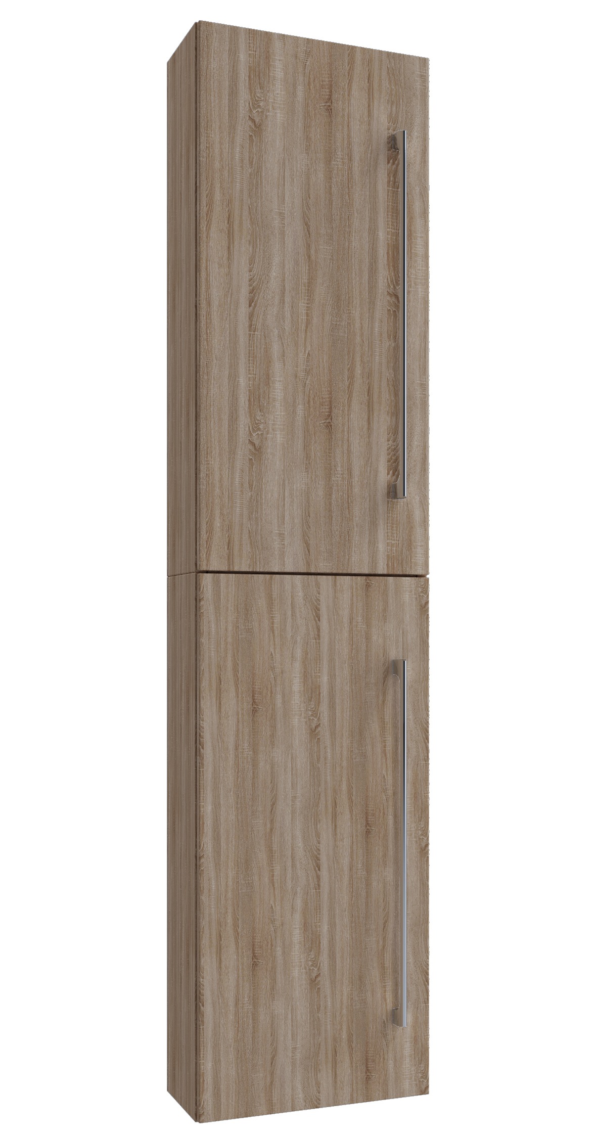 VCM Hochschrank "Holz Badmöbel Bad Hochschrank Badschrank Badinos 2" 2 Stk. tlg.
