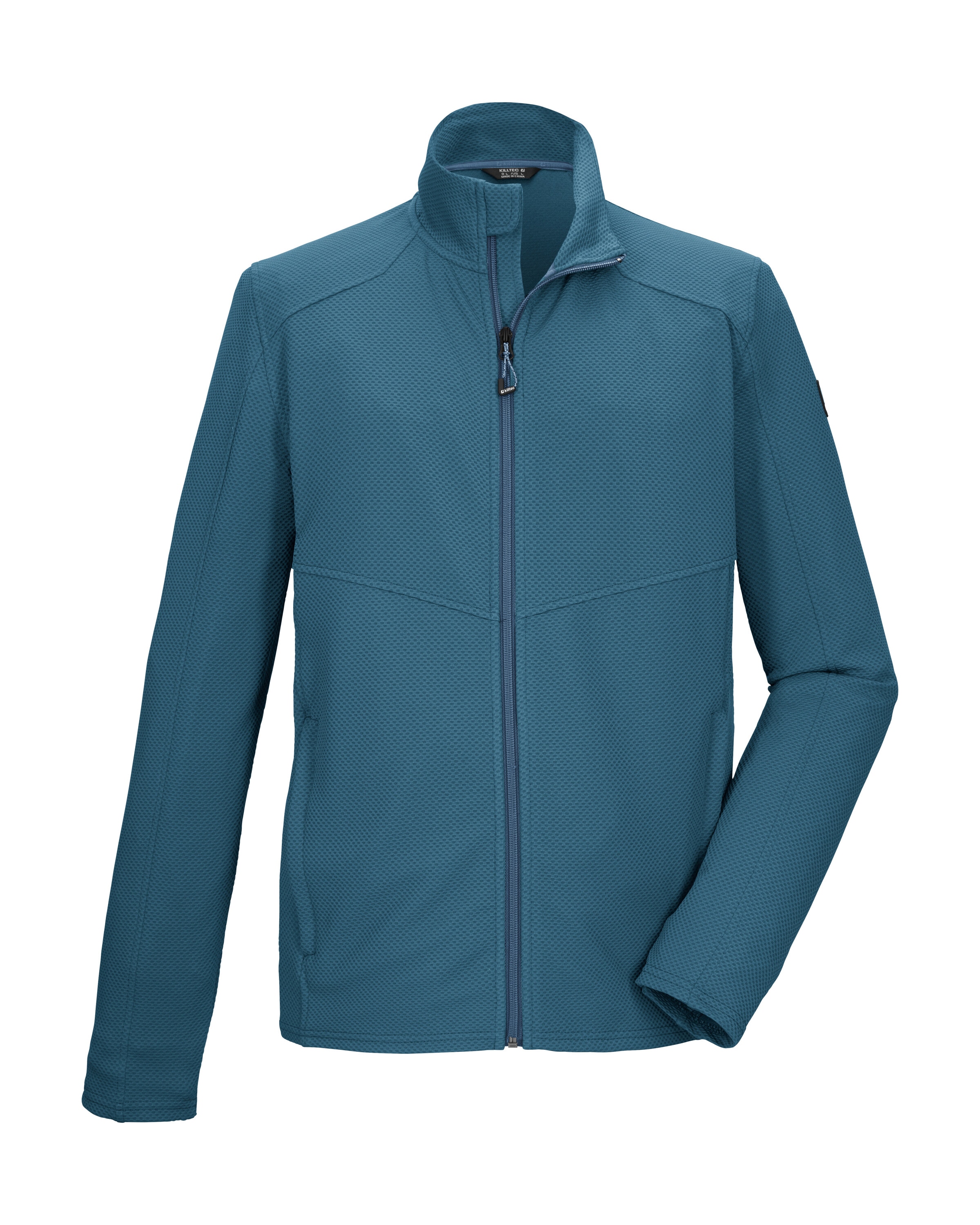 Killtec Strickjacke "KOS 68 MN FLX JCKT" Sportive Powerstretchjacke mit Kinnschutz und Taschen