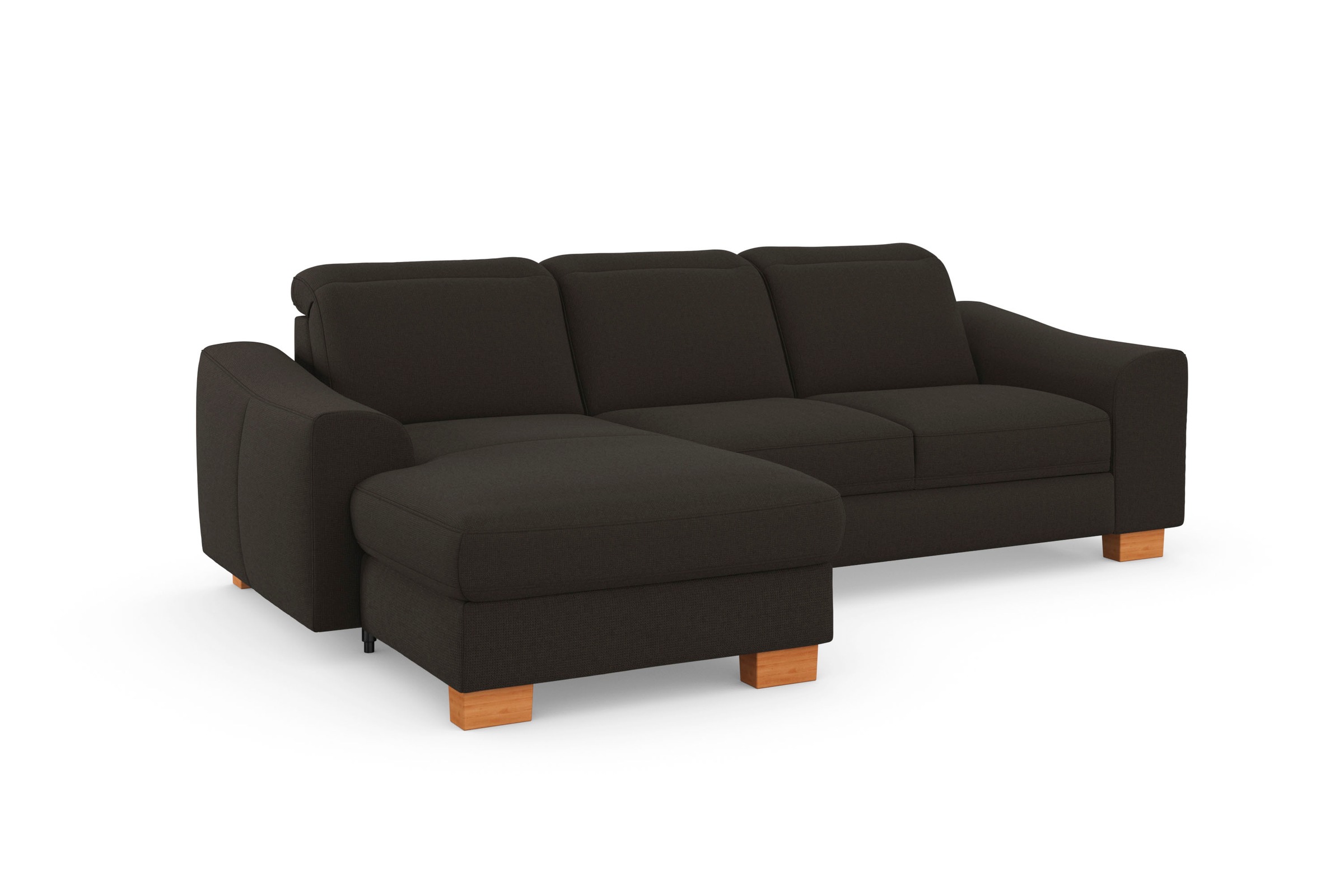 SIT & MORE Dundee L-Form Corner Sofa Brown 9