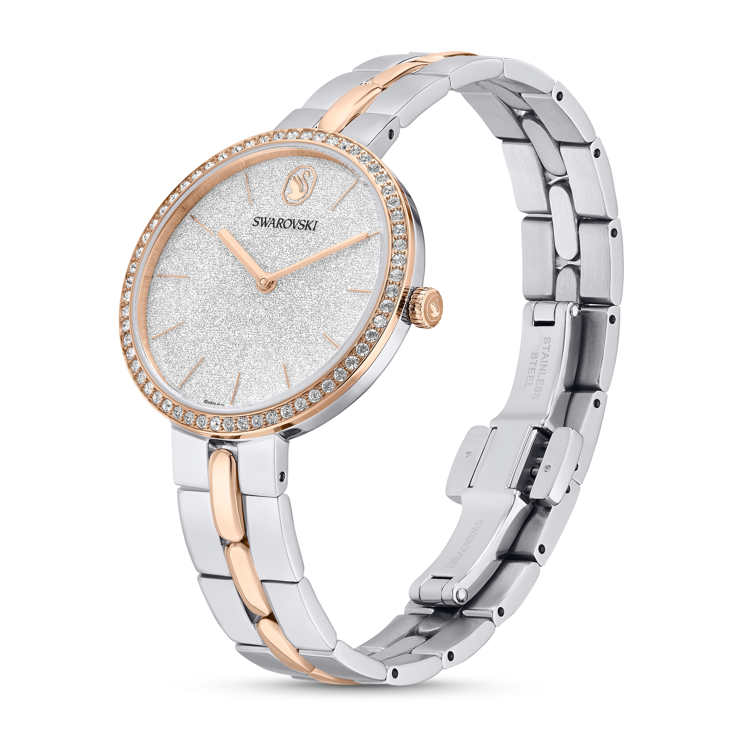 Swarovski Quarzuhr »COSMOPOLITAN« Armbanduhr, Damenuhr, Swiss Made, Edelstahlarmband, analog