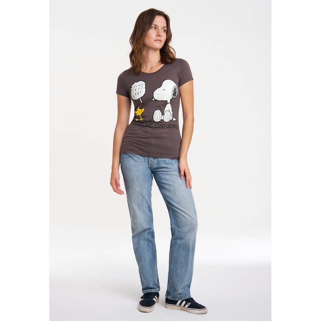 Black Friday LOGOSHIRT T-Shirt »Snoopy - Peanuts«, mit niedlichem Frontprint  | BAUR