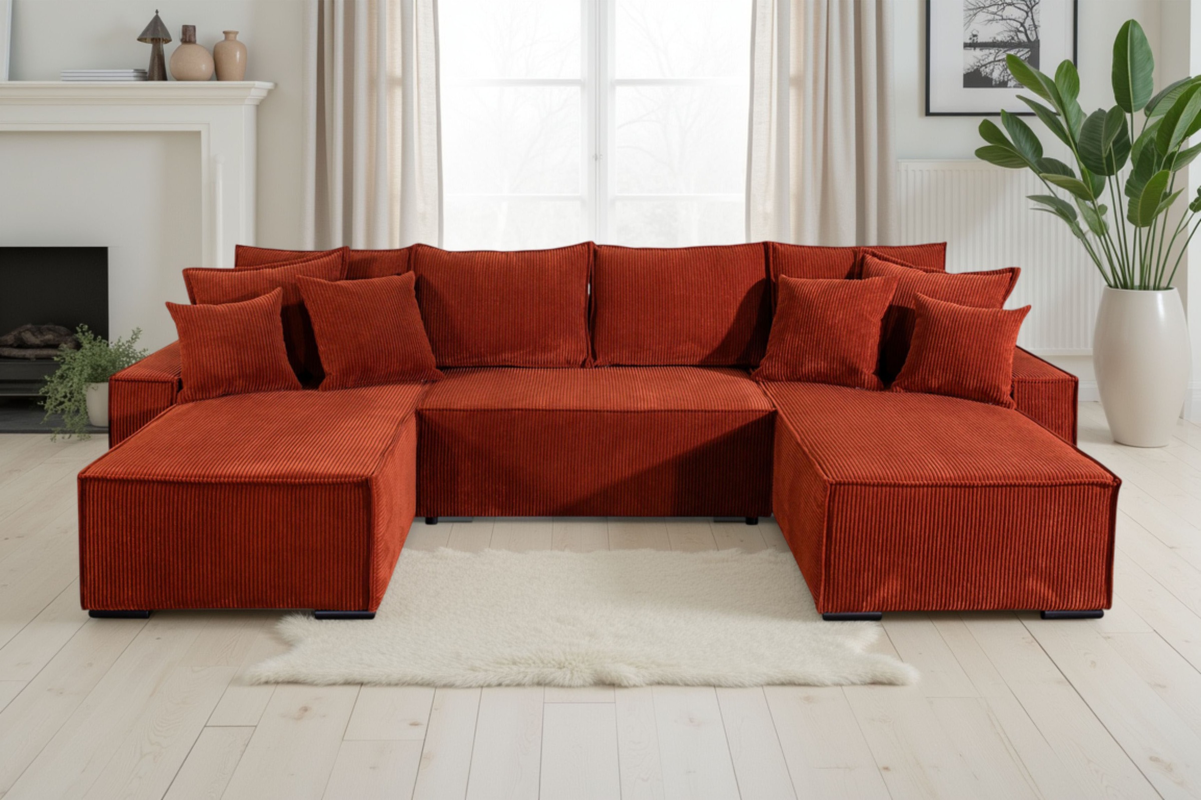 COLLECTION AB Wohnlandschaft "Manhattan, Breite 313 cm, Auswahl in zwei ver günstig online kaufen