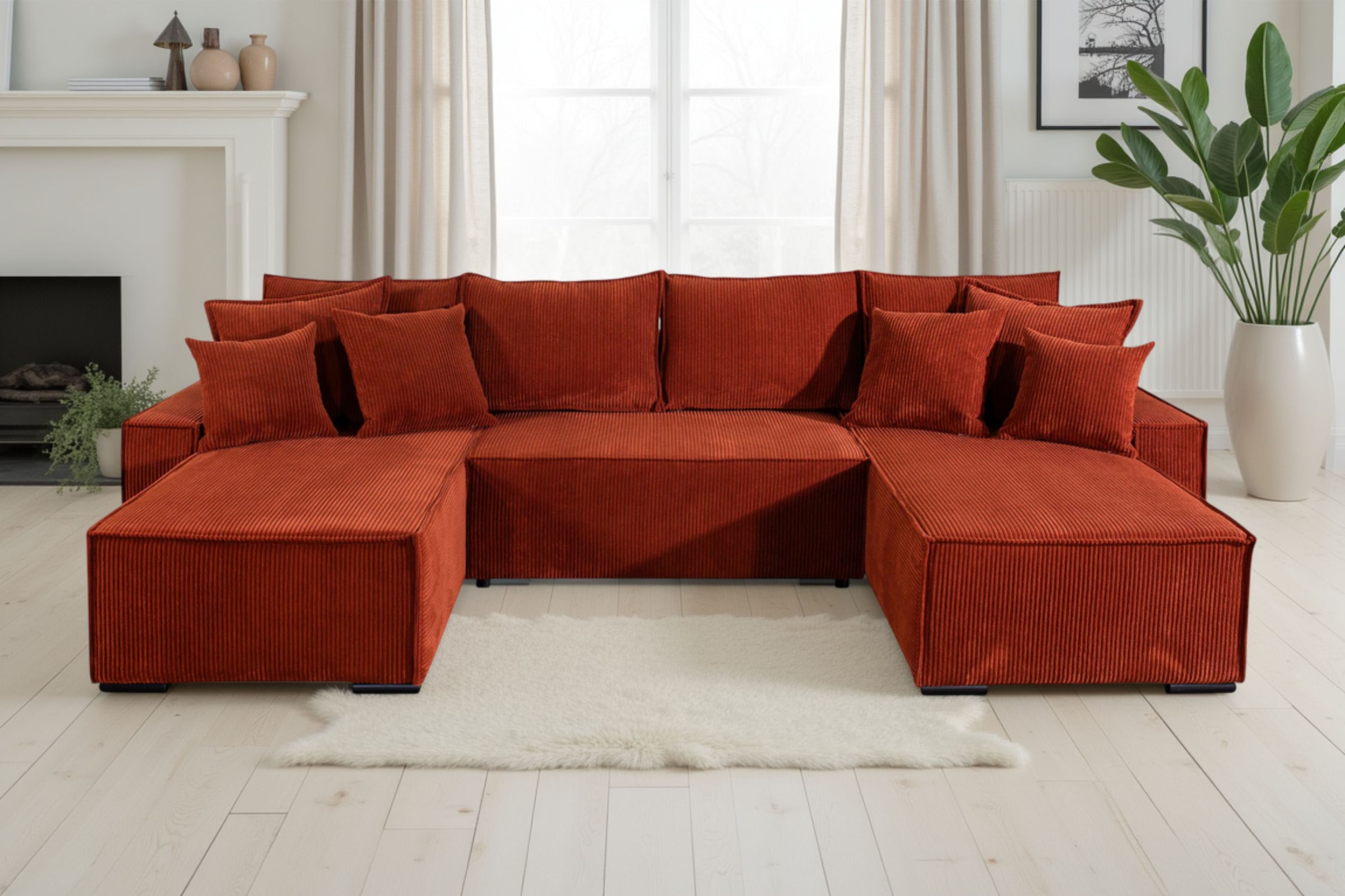 COLLECTION AB Wohnlandschaft "Manhattan U-Form, B: 313 cm, in Breit- oder N günstig online kaufen