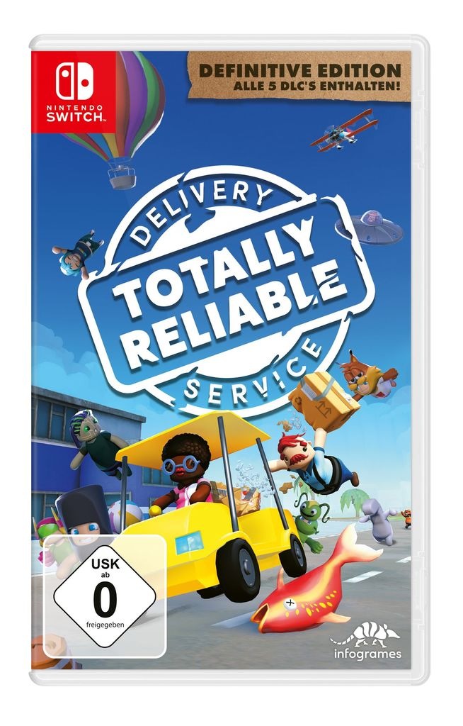 ATARI Spielesoftware "Totally Reliable Delivery Service - Definitive Edition", Nintendo Switchohne farbbezeichnung, Spielesoftware