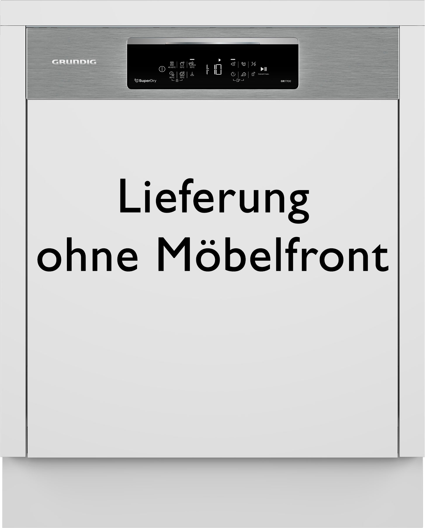 Grundig teilintegrierbarer Geschirrspüler "GNIP4410XDW 7637891677" 14 Maßge günstig online kaufen