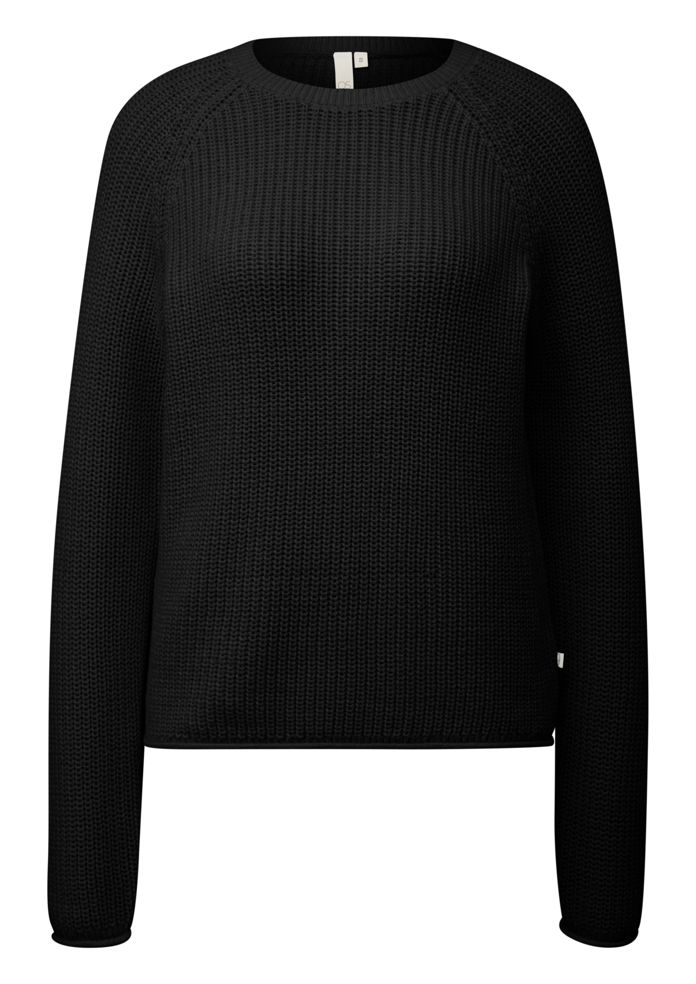 QS Strickpullover, mit Rundhalsausschnitt