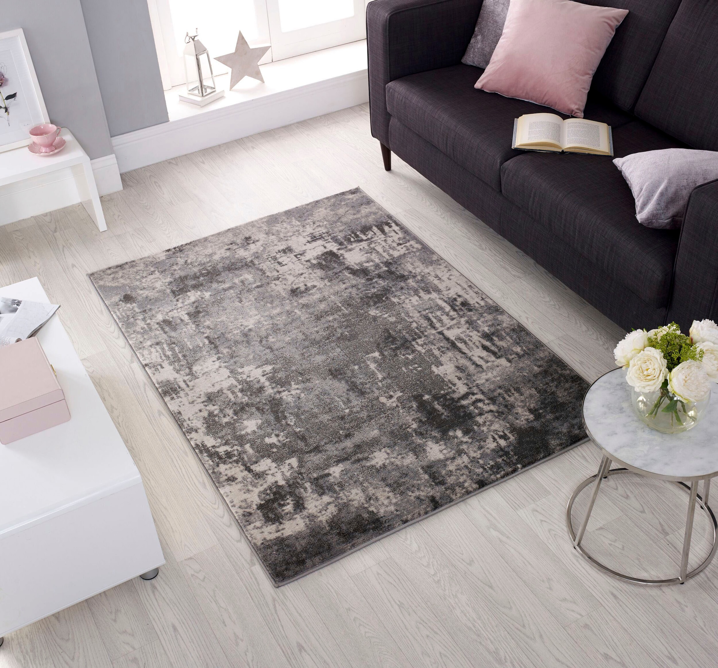 FLAIR RUGS Teppich »Wonderlust«, rechteckig, fußbodenheizungsgeeignet, mehrfarbig, Vintage Design, Abstrakt